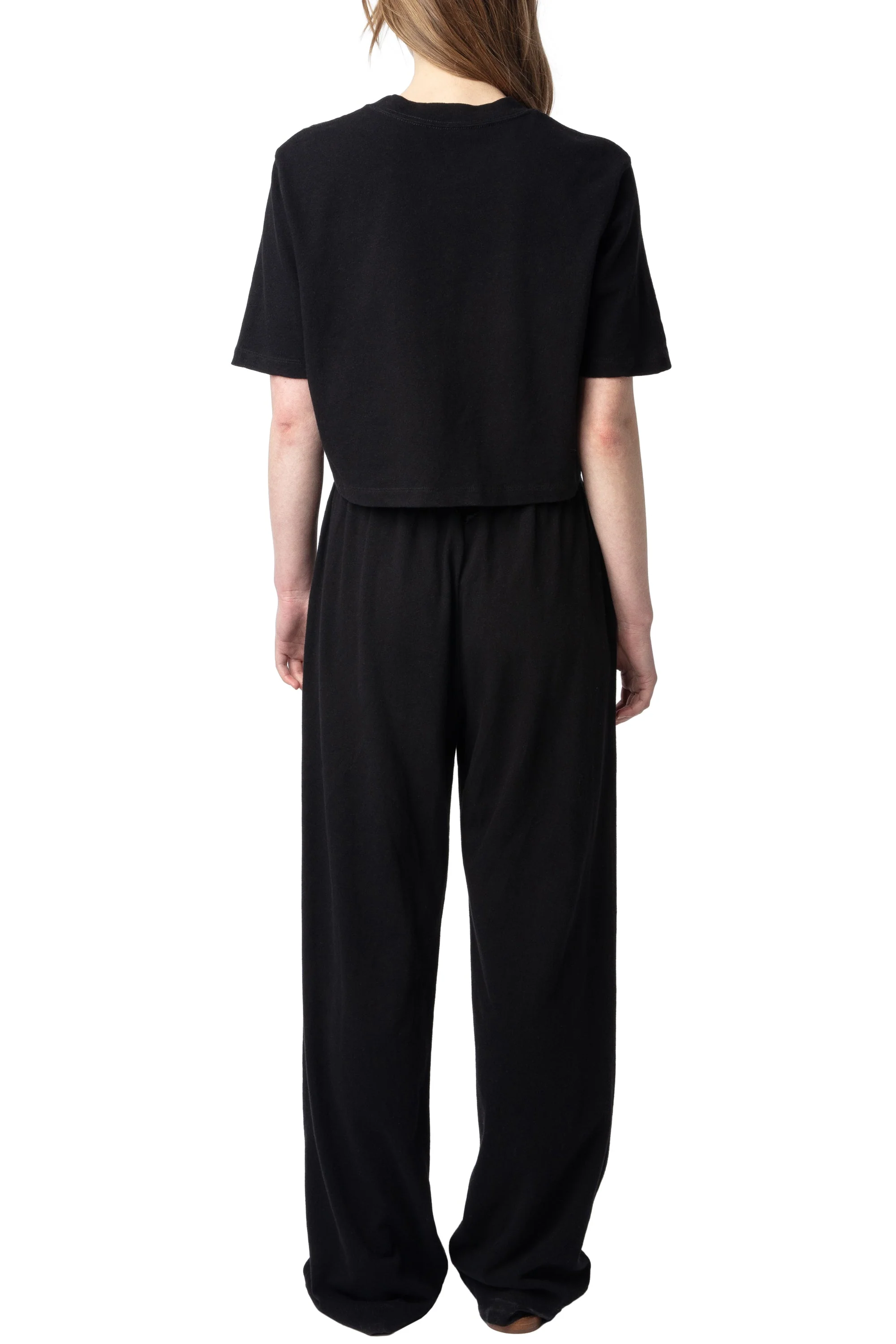 Clem Lin Lave Wings Sweatpants | Black - Image 4
