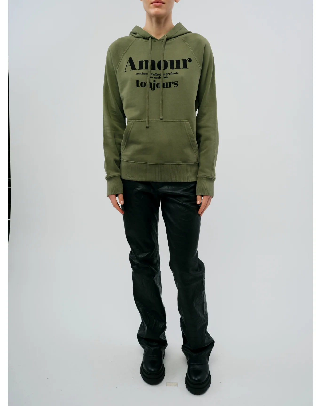 Clipper Mo Amour Tjs Flock Sweatshirt | Used Khaki - Image 2