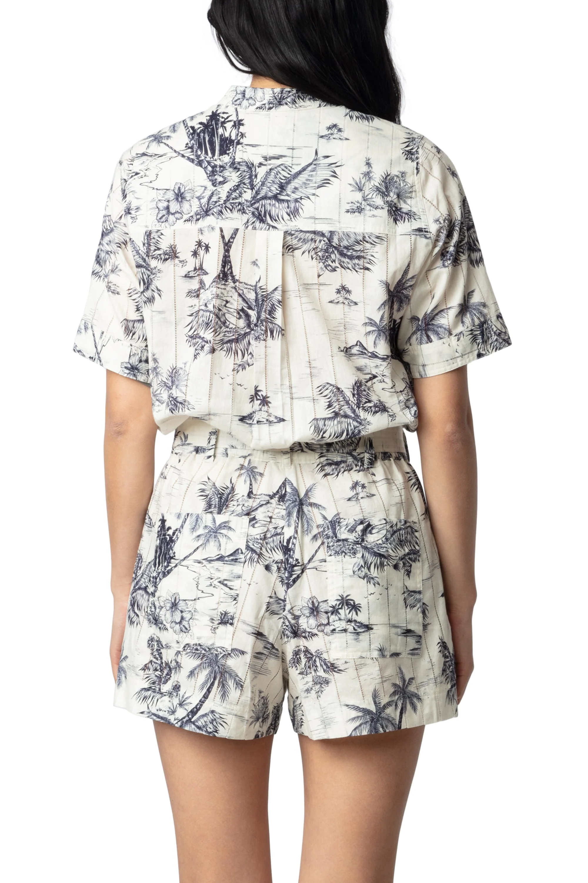 Cook Coton Tropical Island Jumpsuit | Ecru - Image 6