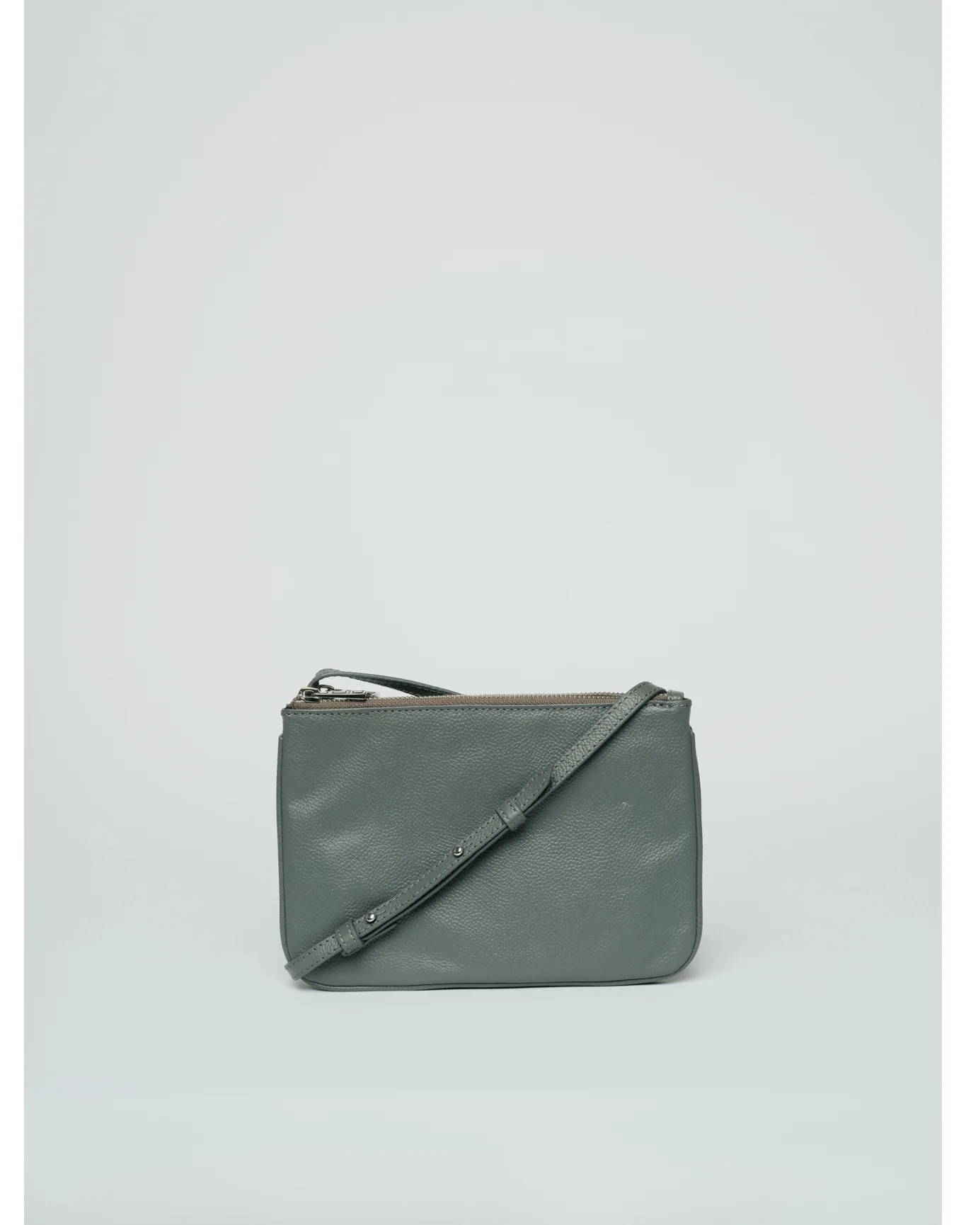 Duo Wings Grained Leather Bag | Road - Image 2