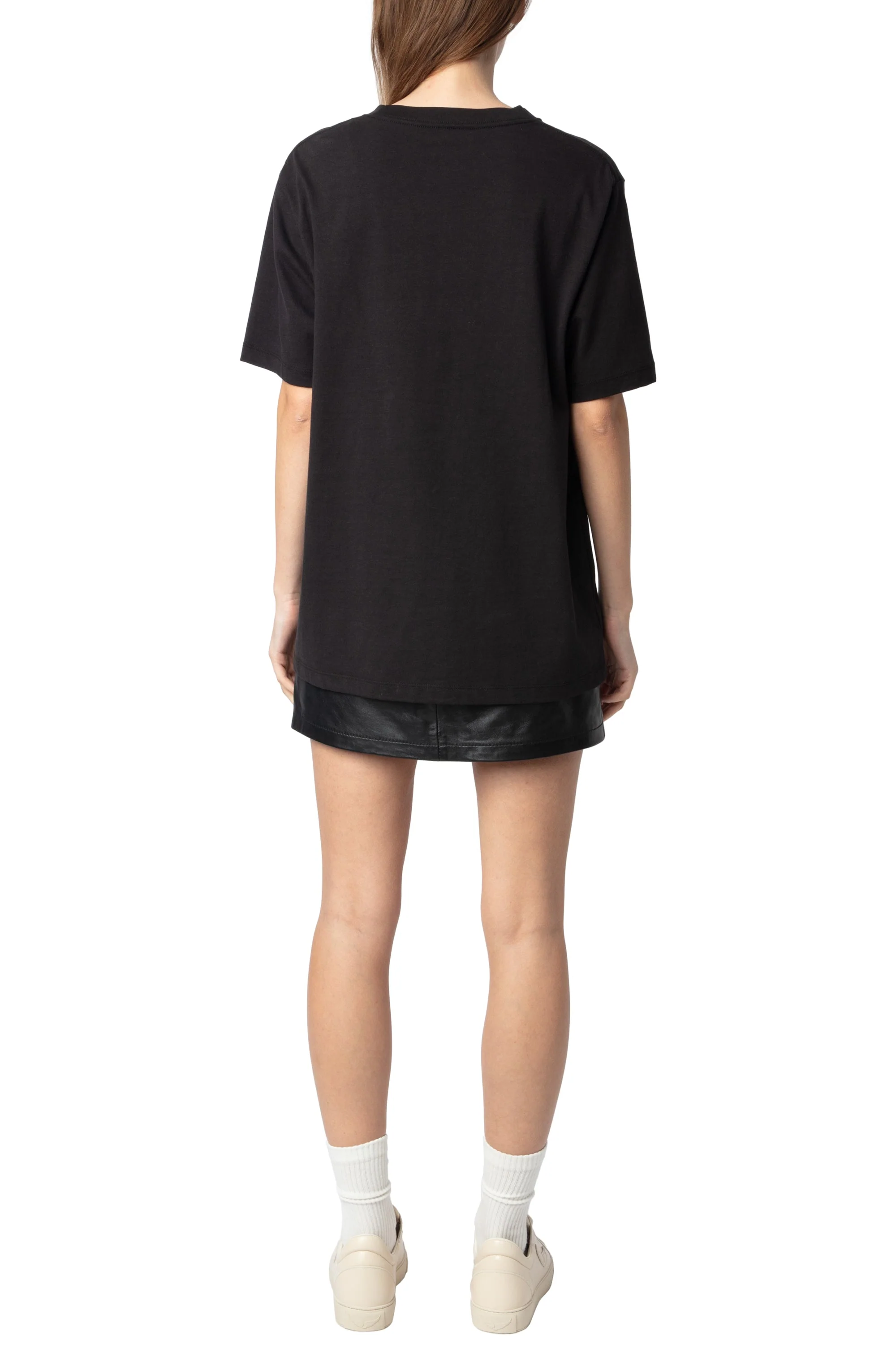 Edwin BC Happy Mouse Strass T-Shirt | Black - Image 6