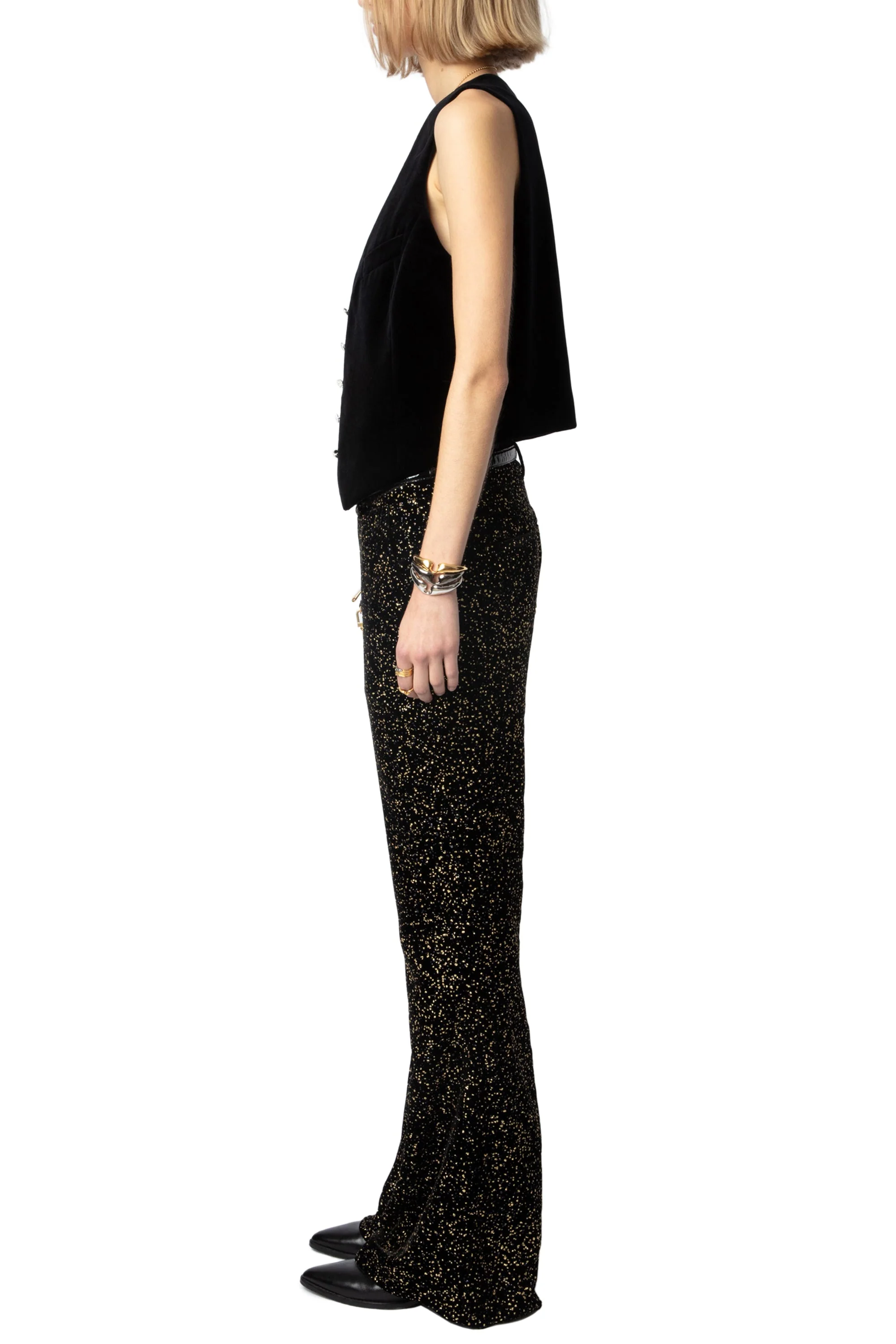 Emaux Velvet Blazer | Black - Image 5