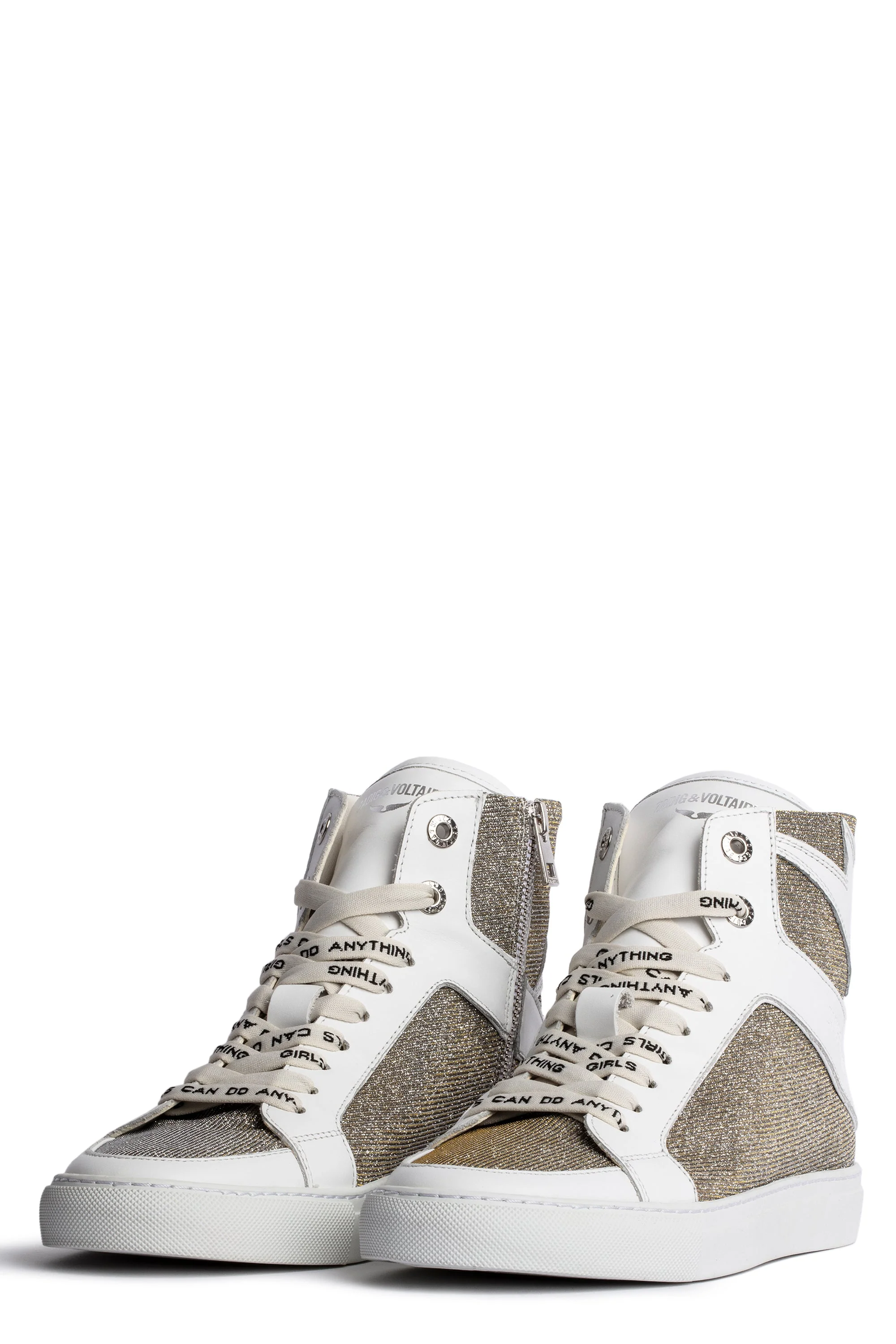 High Flash Sparkle Sneakers | Silver - Image 3