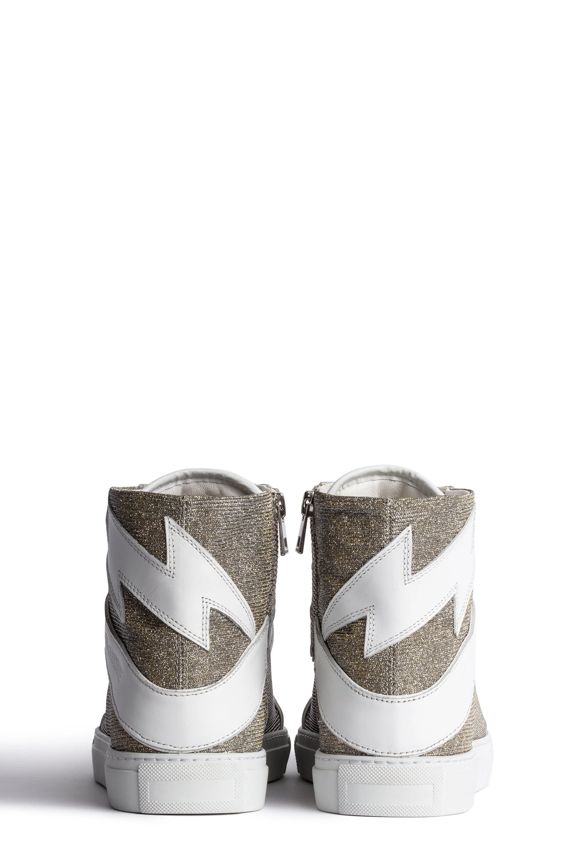 High Flash Sparkle Sneakers | Silver - Image 5