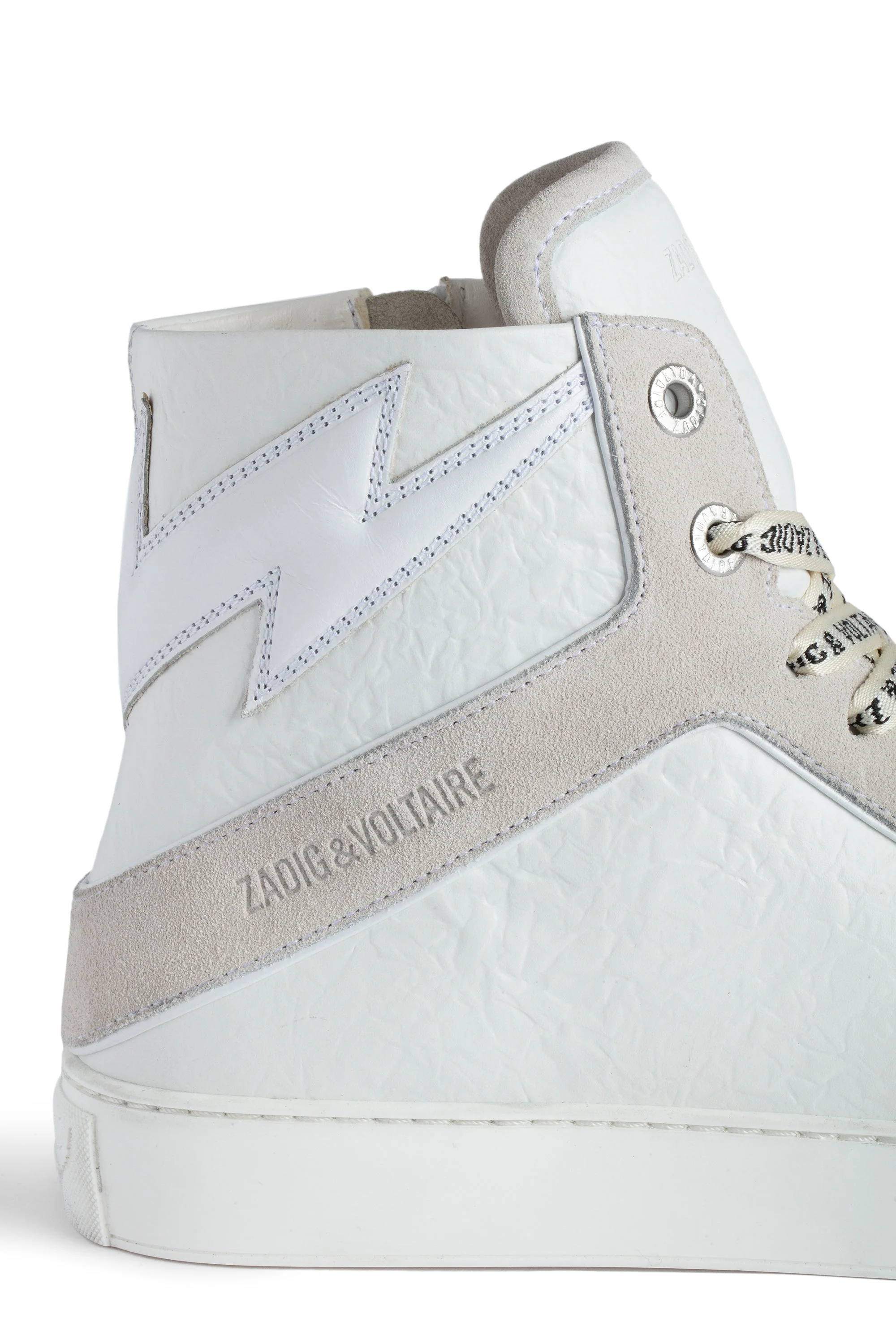 High Flash Wrinkle Sneakers | White - Image 5