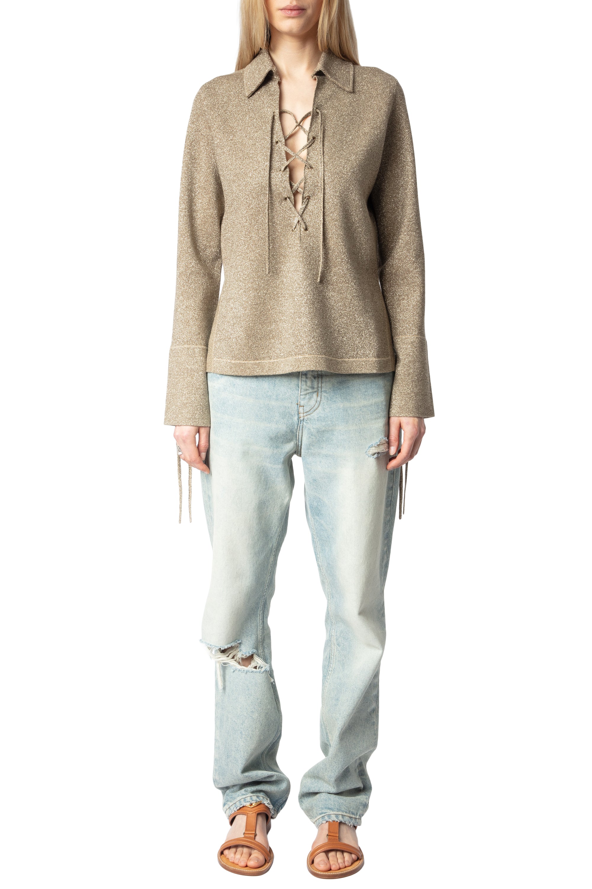 Listy VI Sweater | Gold - Image 2