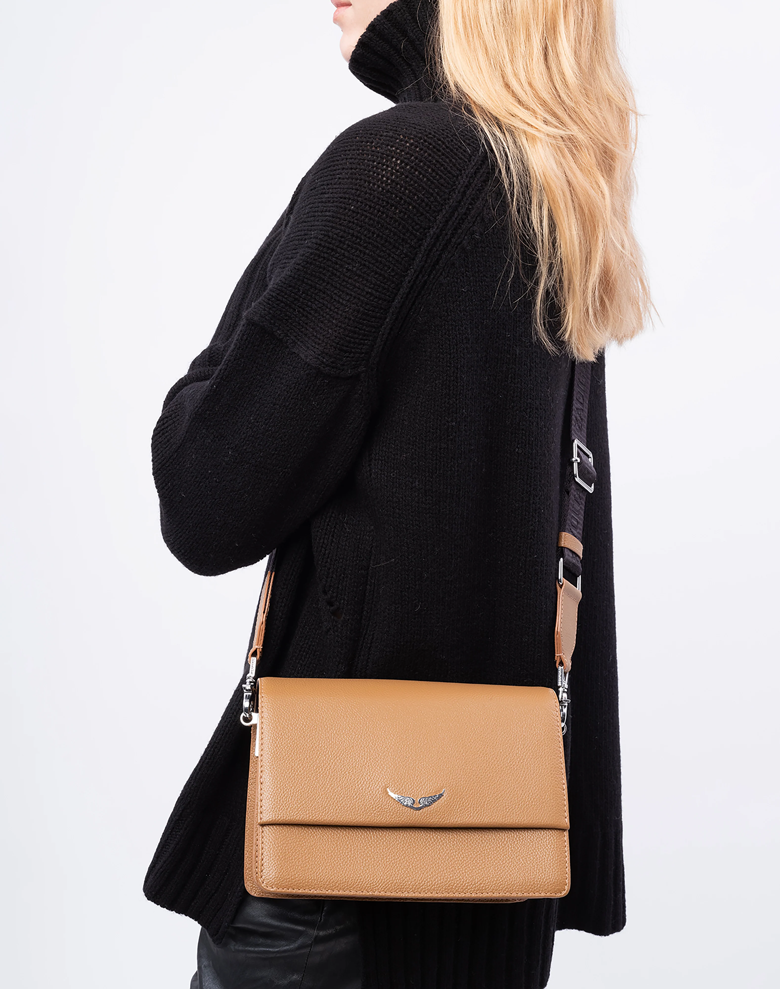 Lolita Wings Grained Leather Bag | Heritage - Image 4