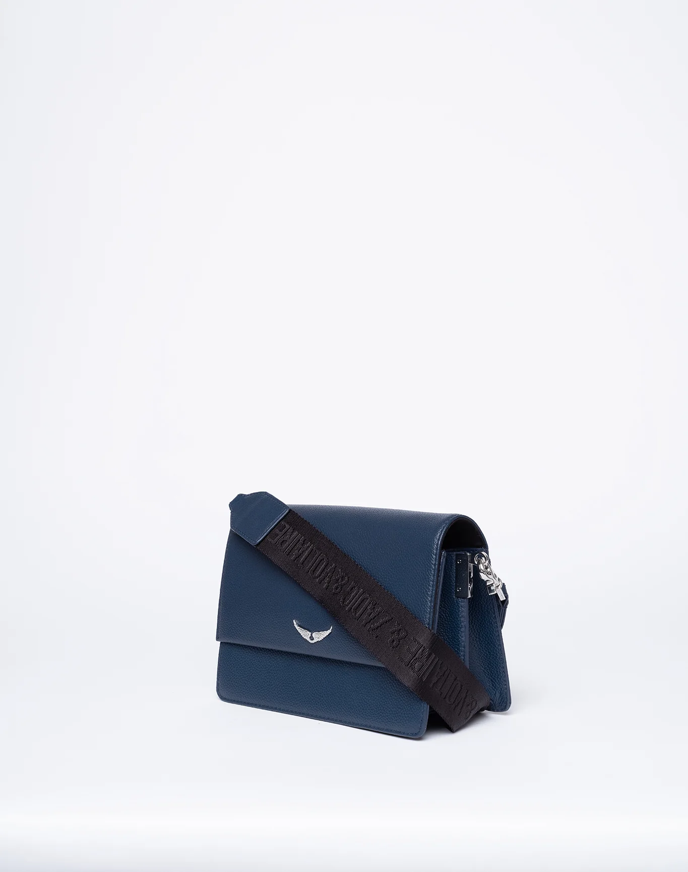 Lolita Wings Grained Leather Bag | Ink - Image 2