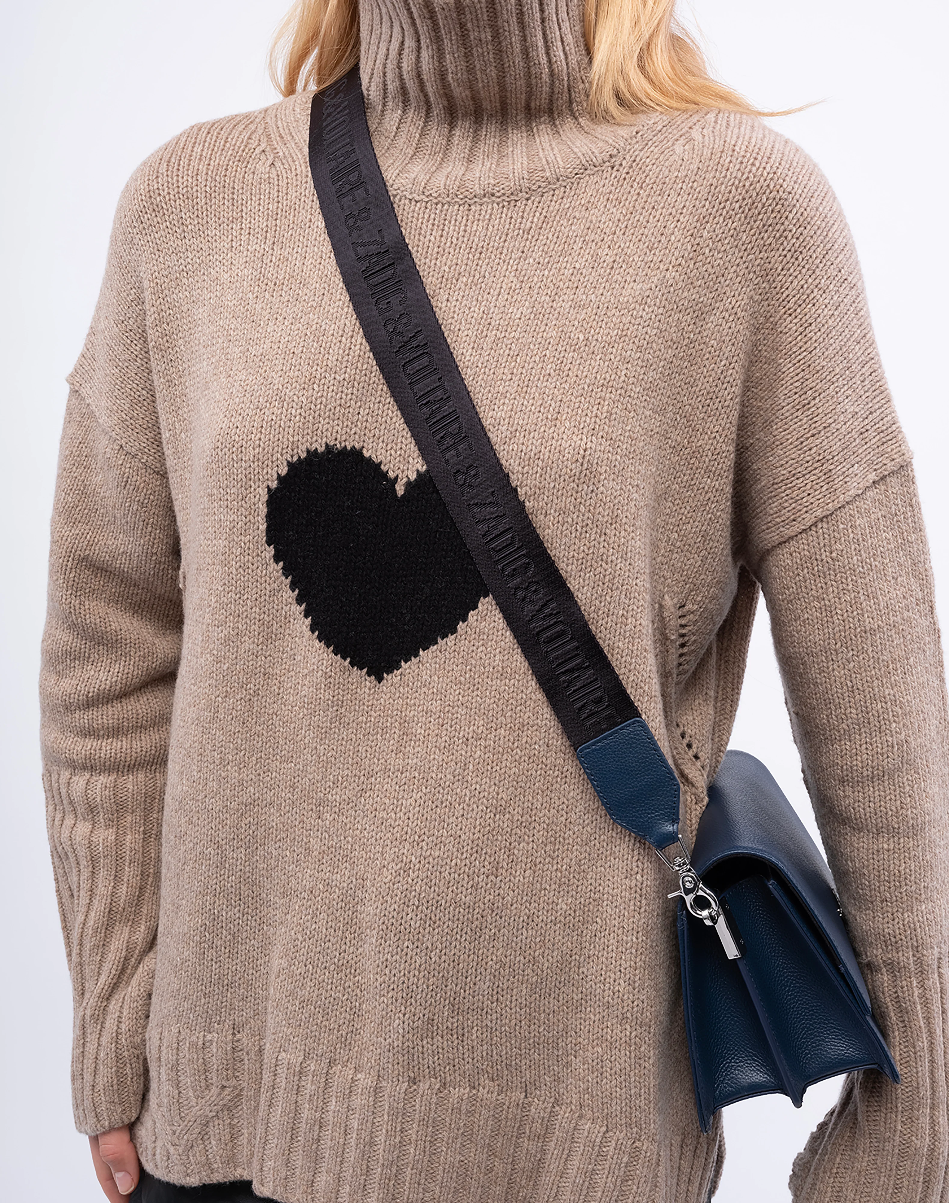 Lolita Wings Grained Leather Bag | Ink - Image 4