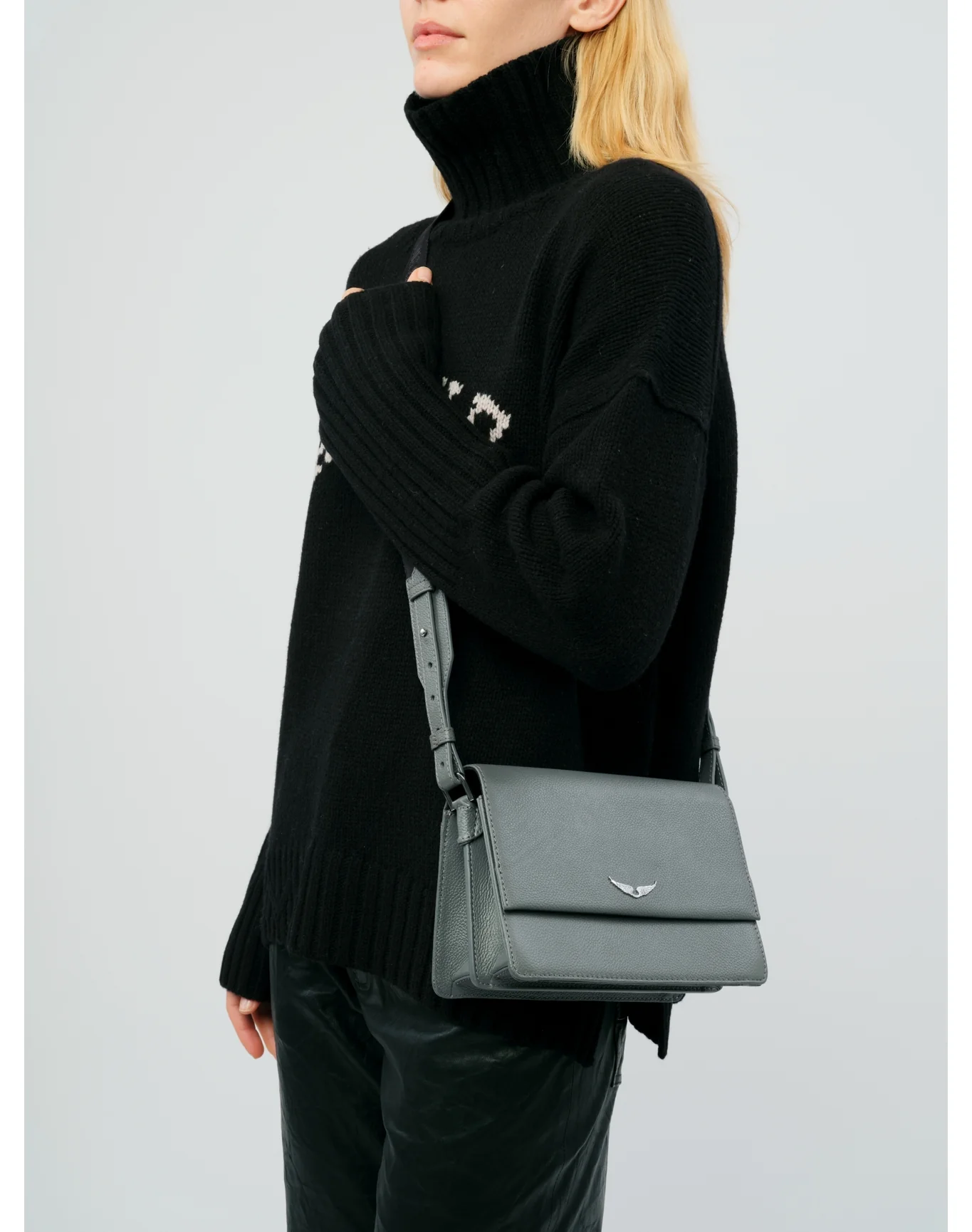 Lolita Wings Grained Leather Bag | Road - Image 6