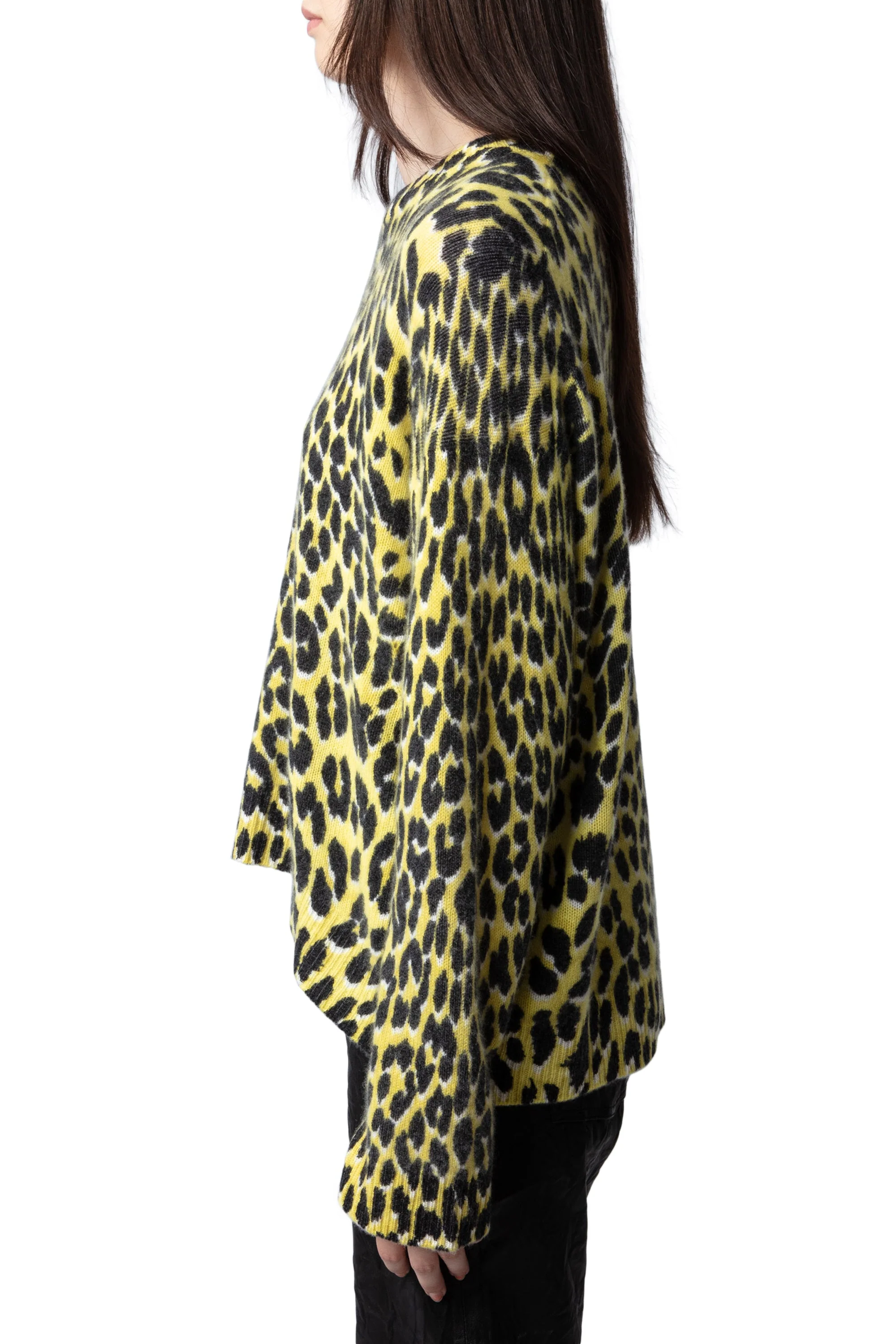Markus WS Leo Print Sweater | Daffodil - Image 4