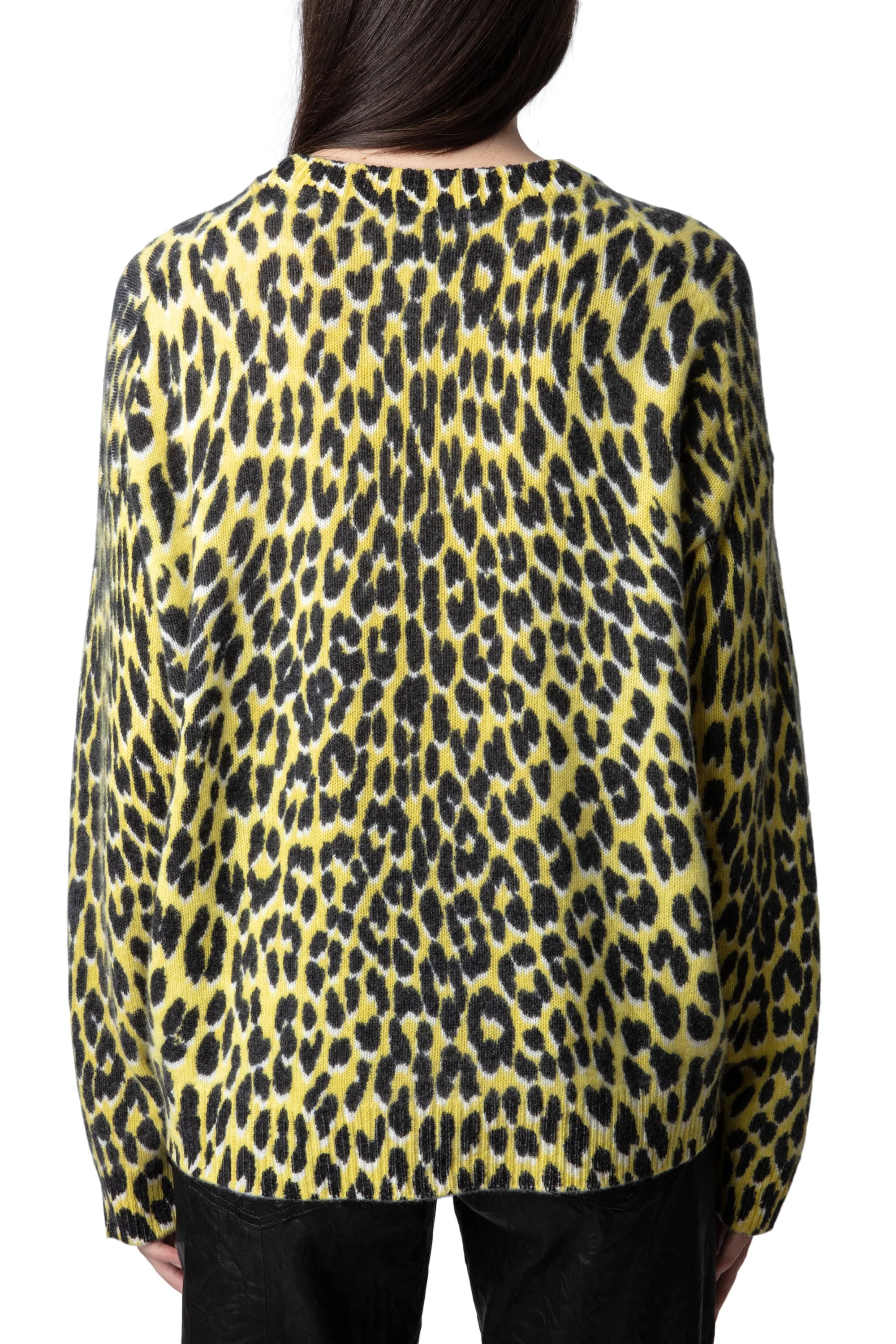 Markus WS Leo Print Sweater | Daffodil - Image 5