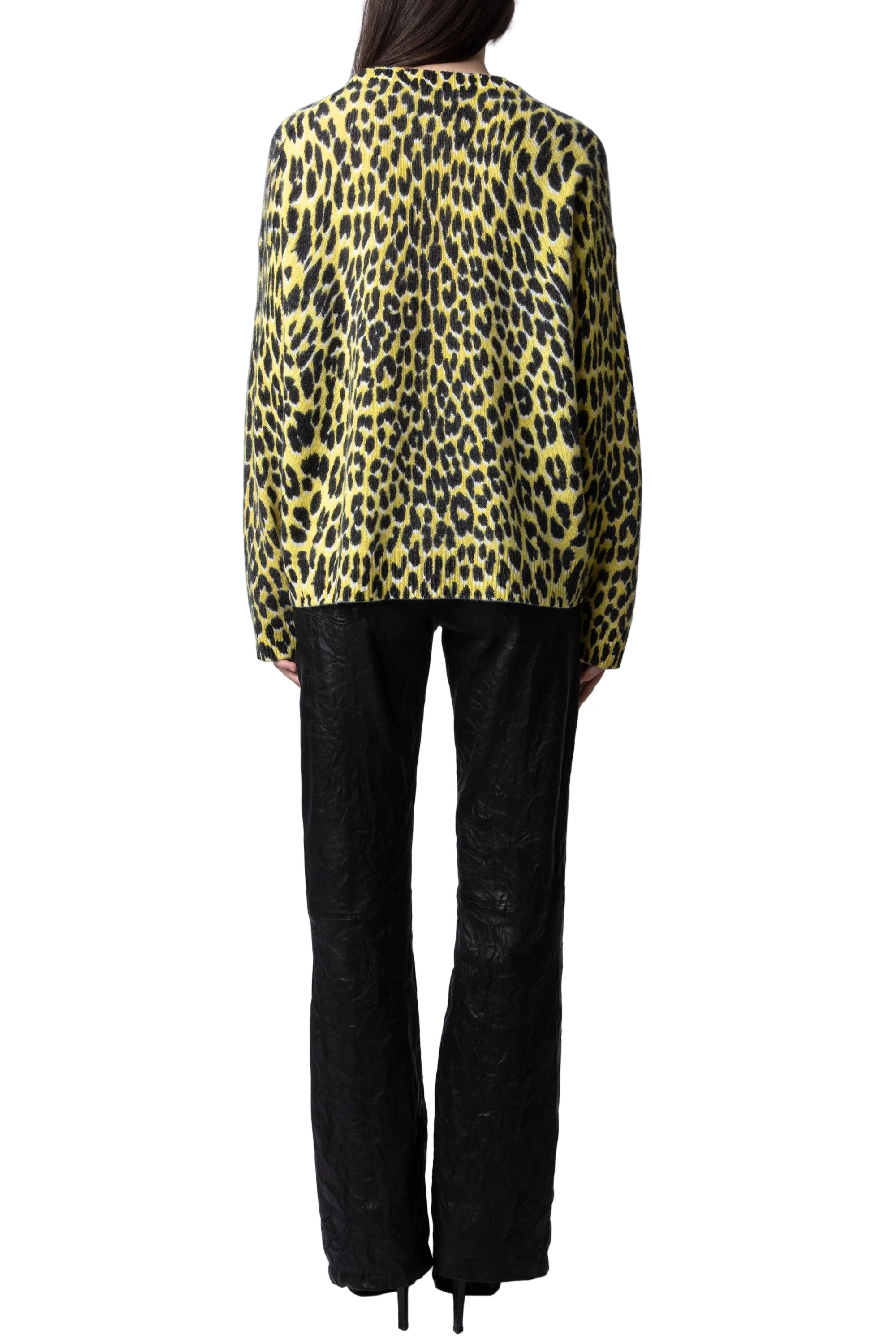Markus WS Leo Print Sweater | Daffodil - Image 6