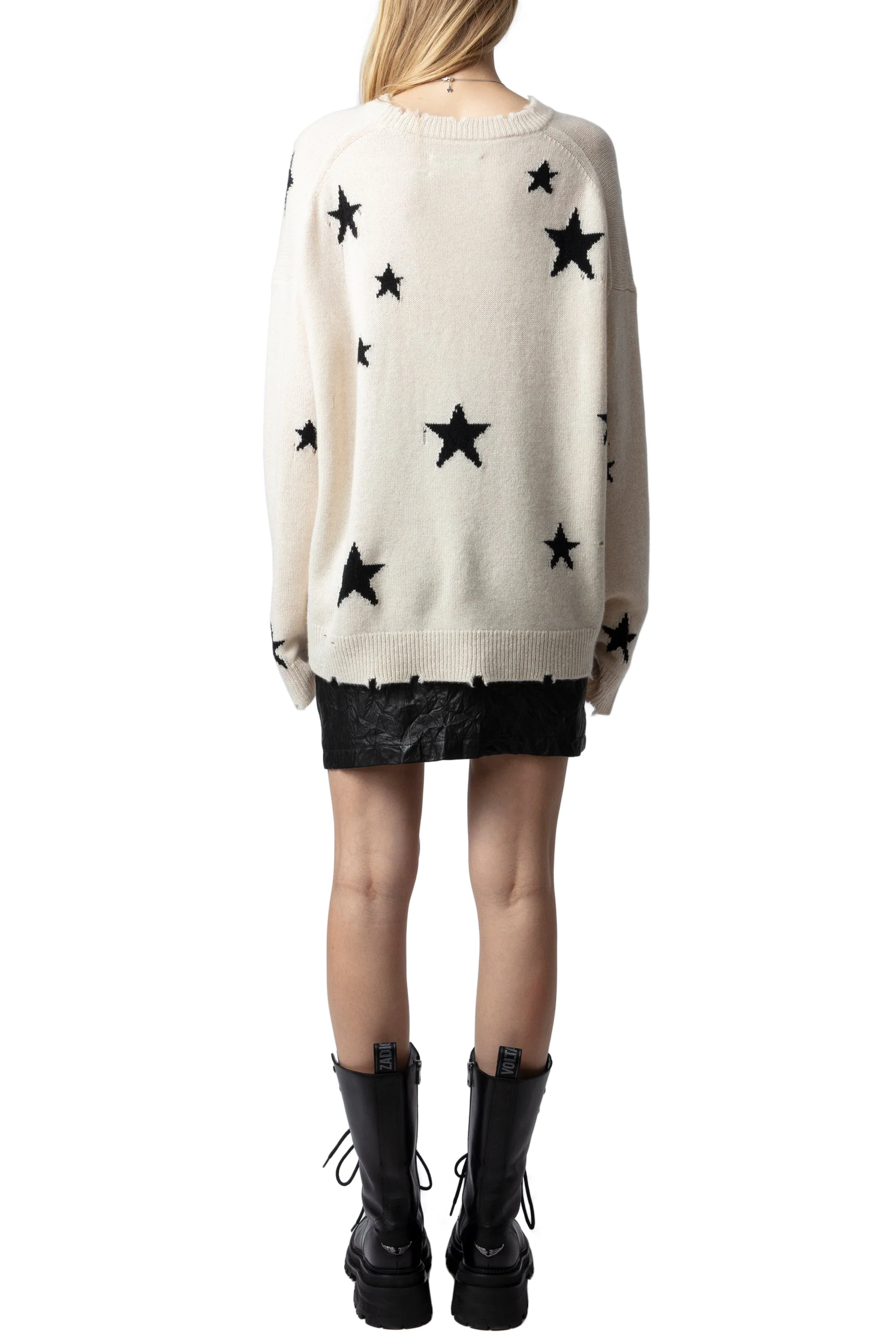 Markus Ws Stars Destroy Sweater | Sugar - Image 6