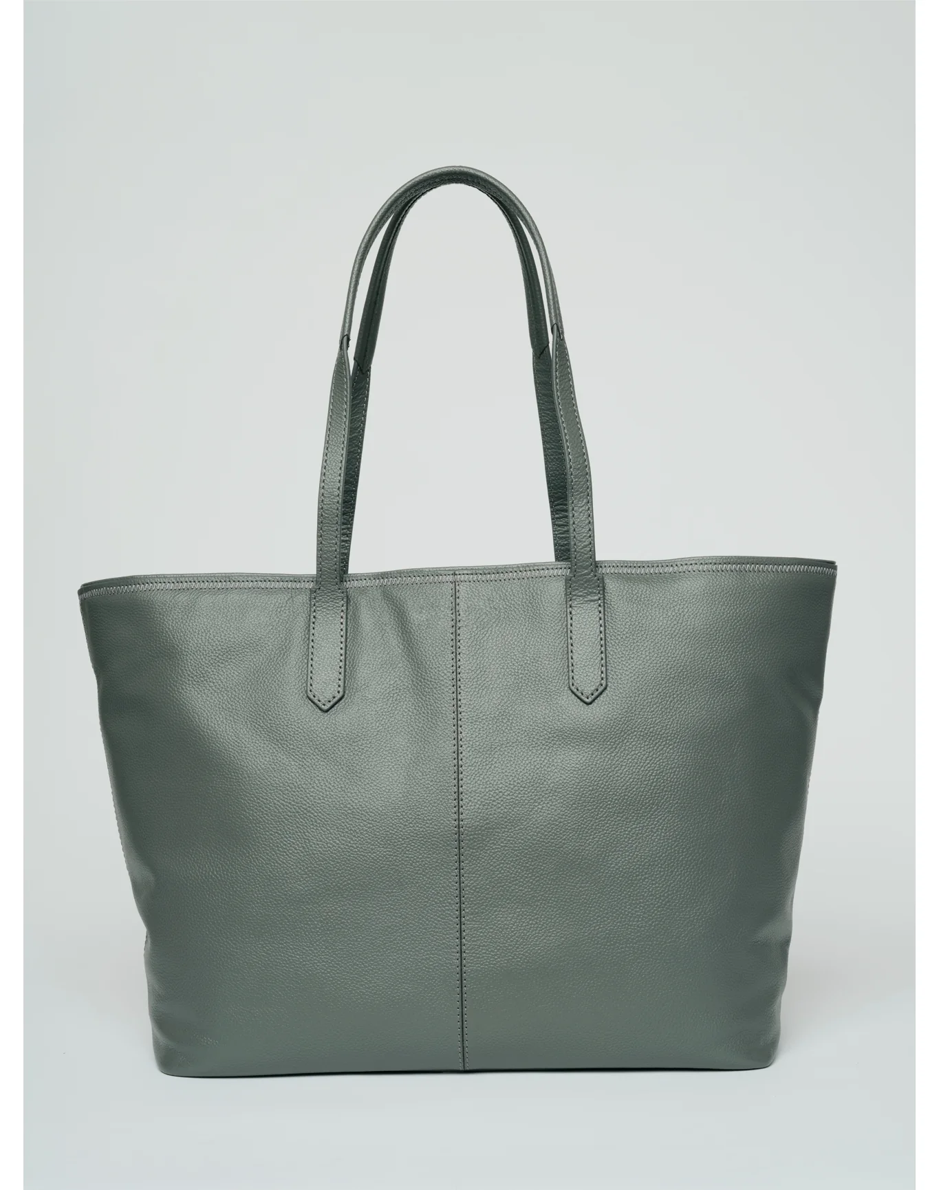Mick  Wings Grained Leather Bag | Road - Image 2