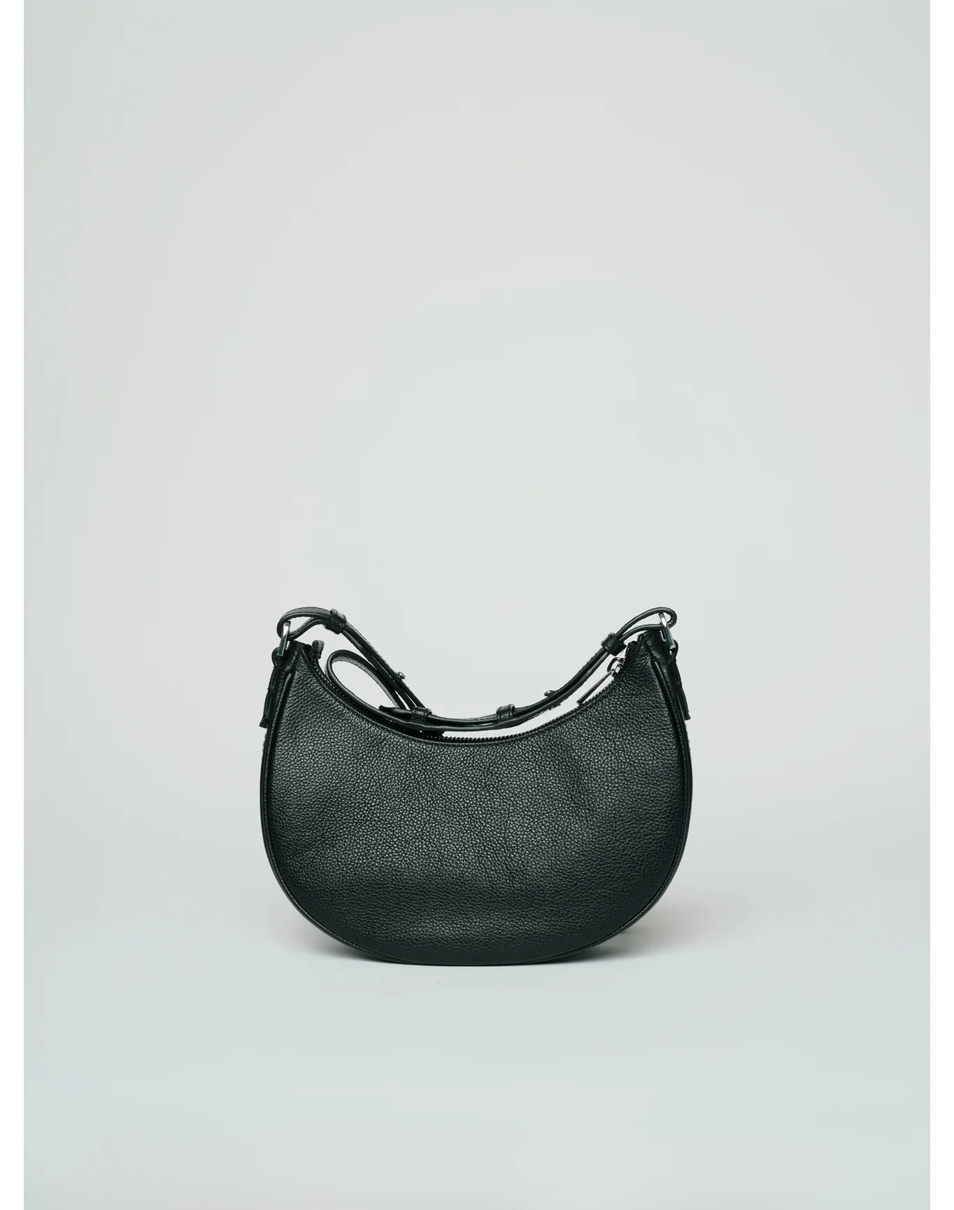 Moonvibe Grained Leather Bag | Black - Image 3