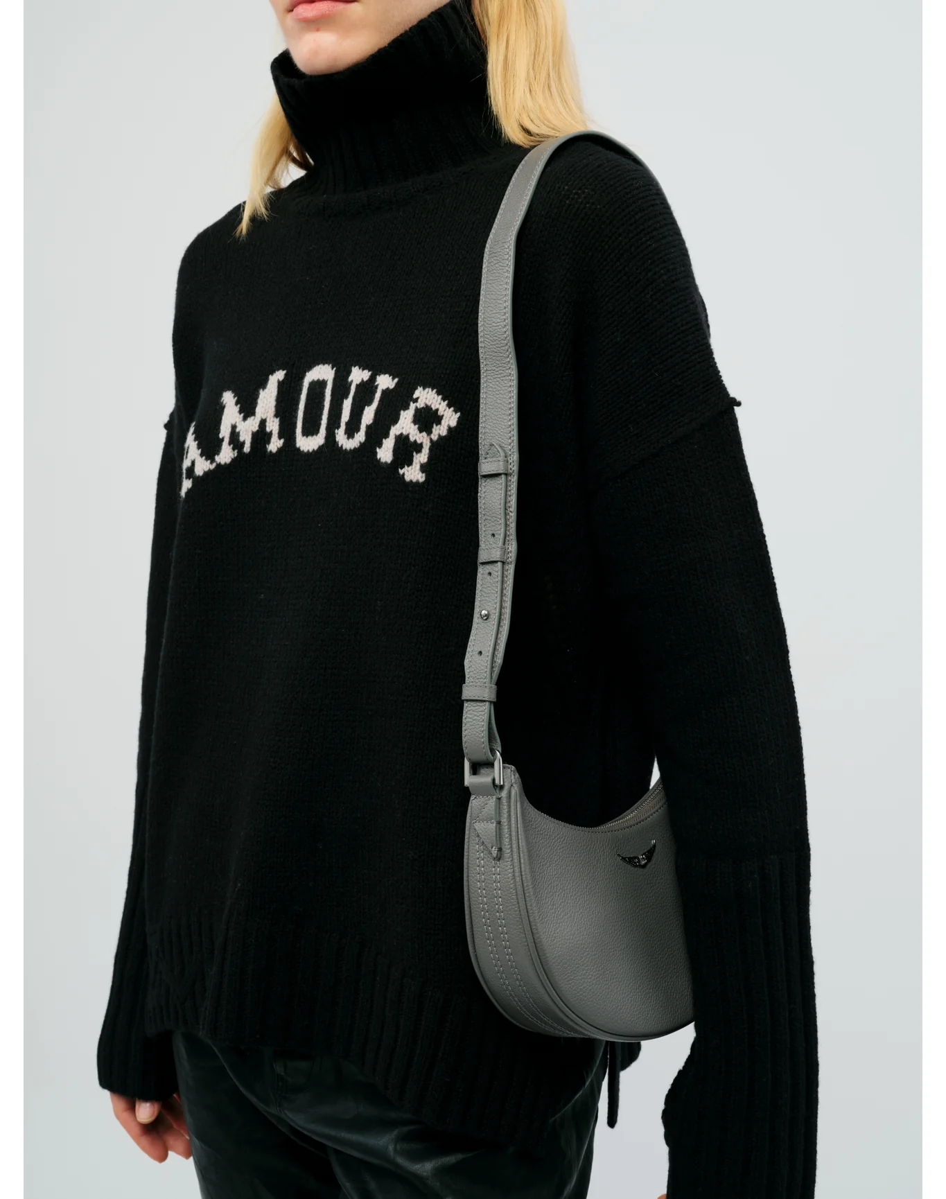Moonvibe Grained Leather Bag | Road - Image 4