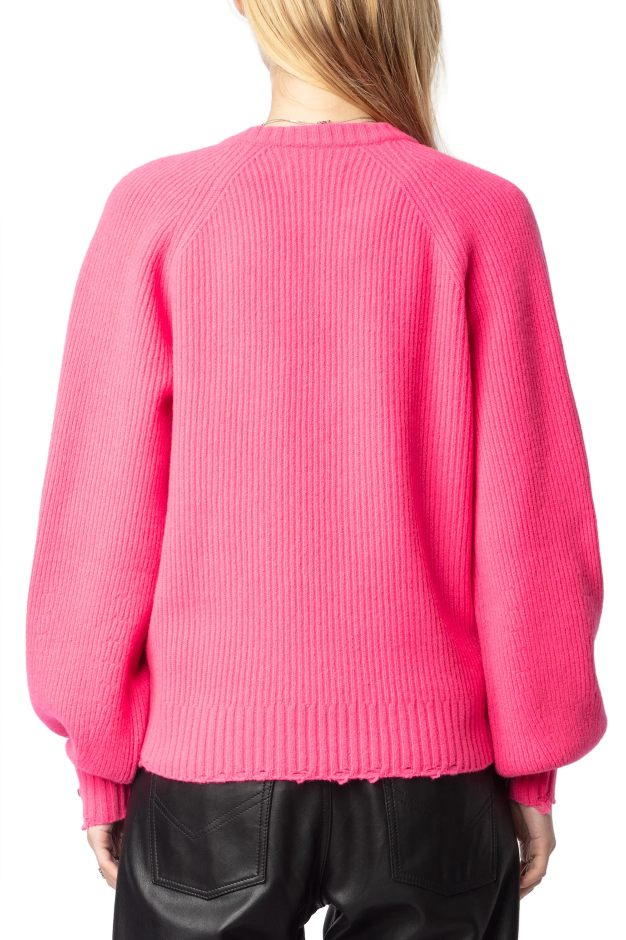 Moris Wews Sweater | Fluorescent Pink - Image 5