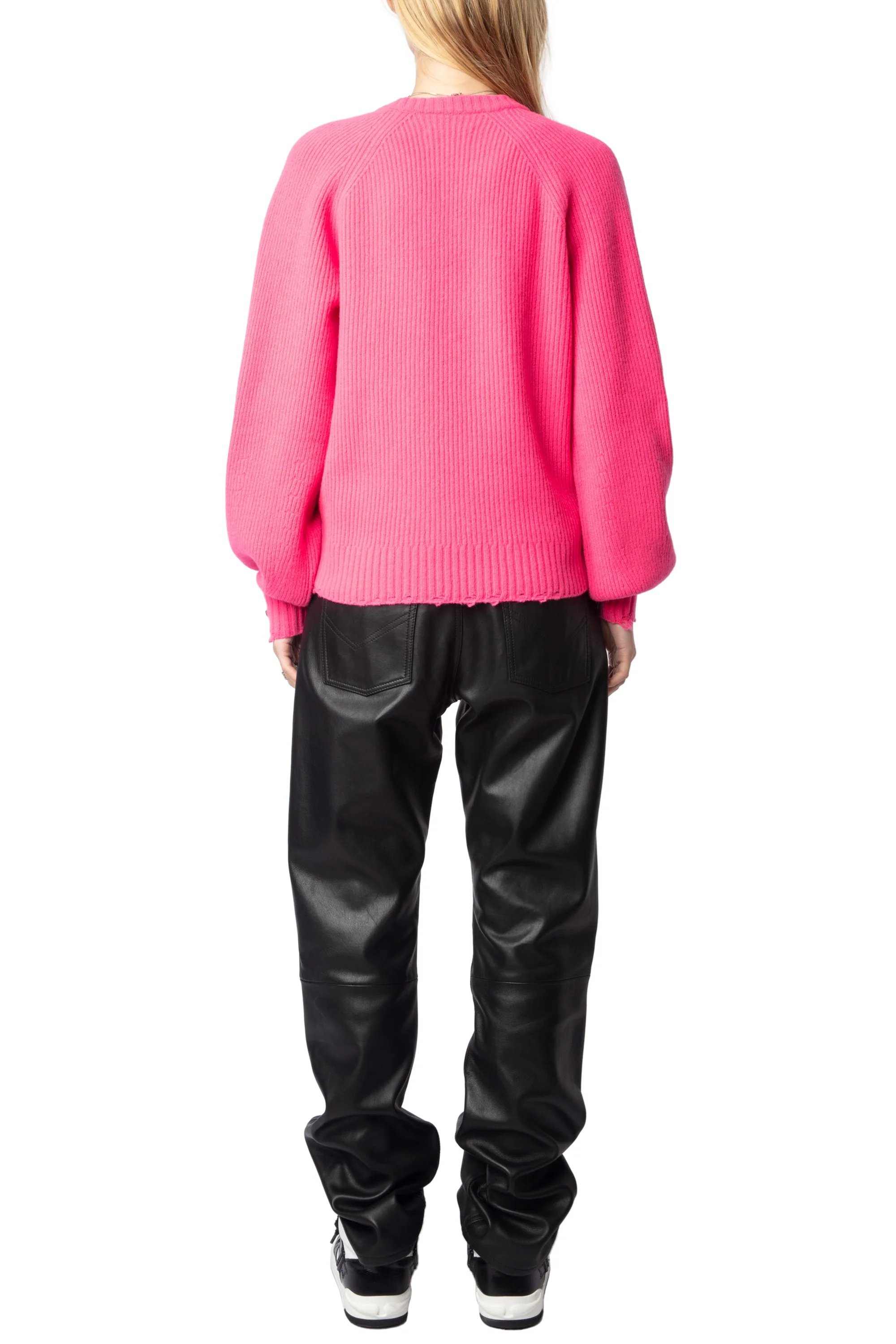 Moris Wews Sweater | Fluorescent Pink - Image 6