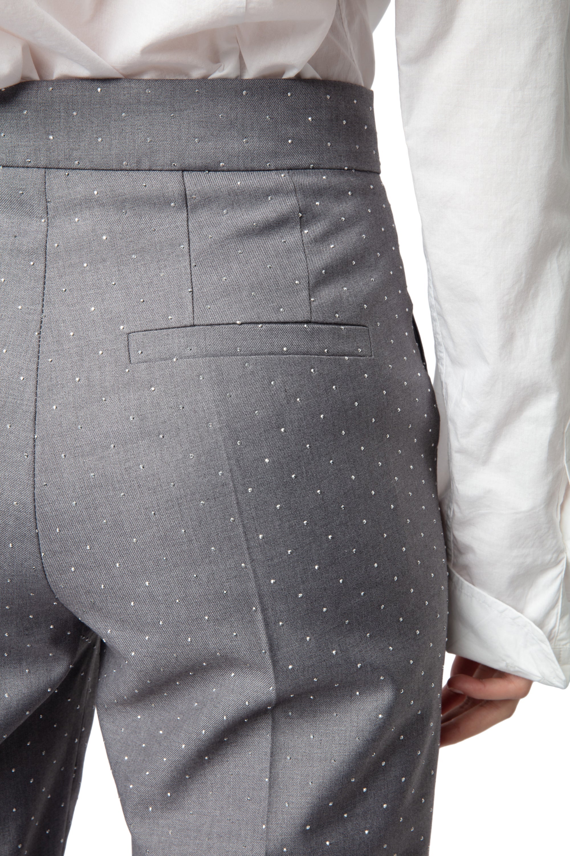 Panny Tailleur Strass Pants | Heather Grey - Image 6