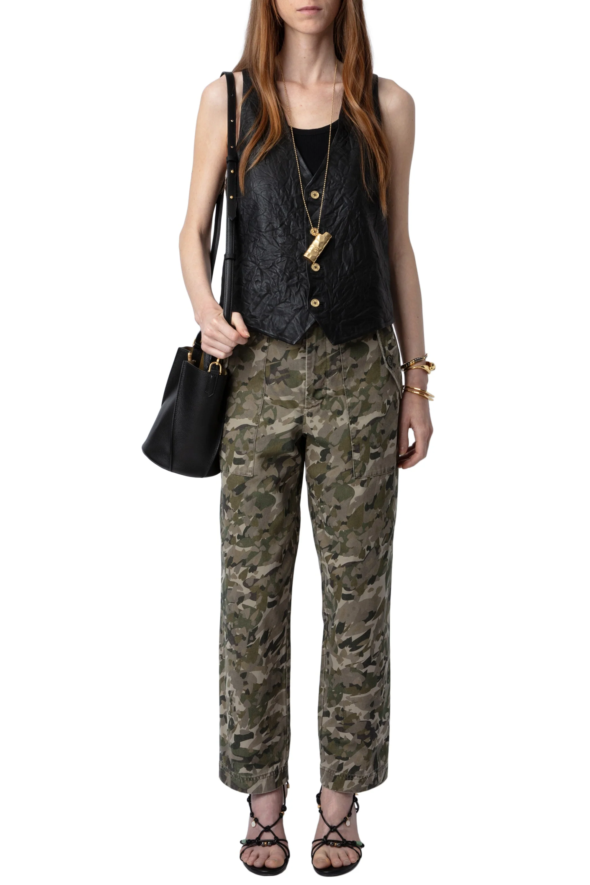 Pilote Canvas Camo Pants | Grass - Image 2