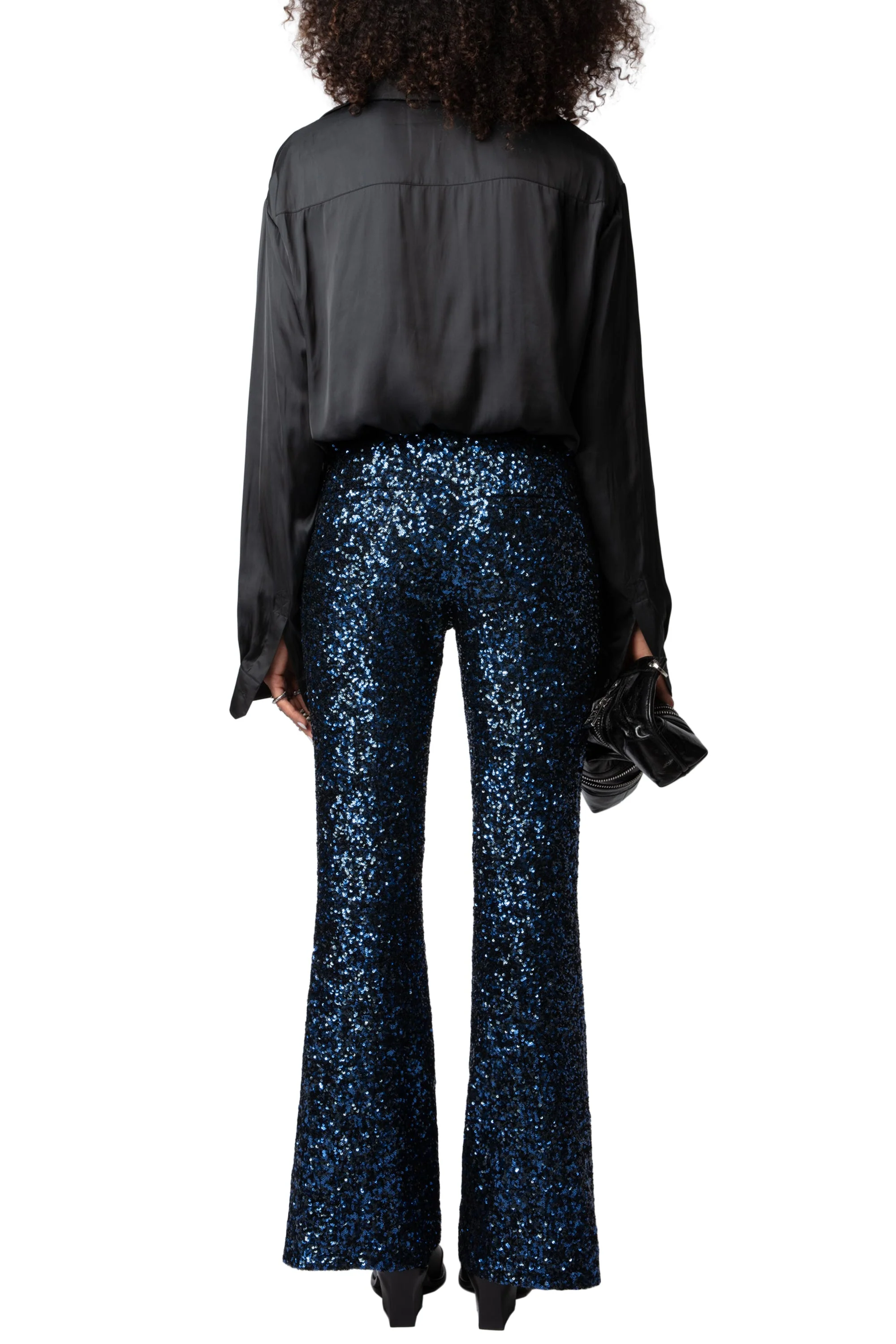 Prevy Sequins Pants | Ink - Image 5
