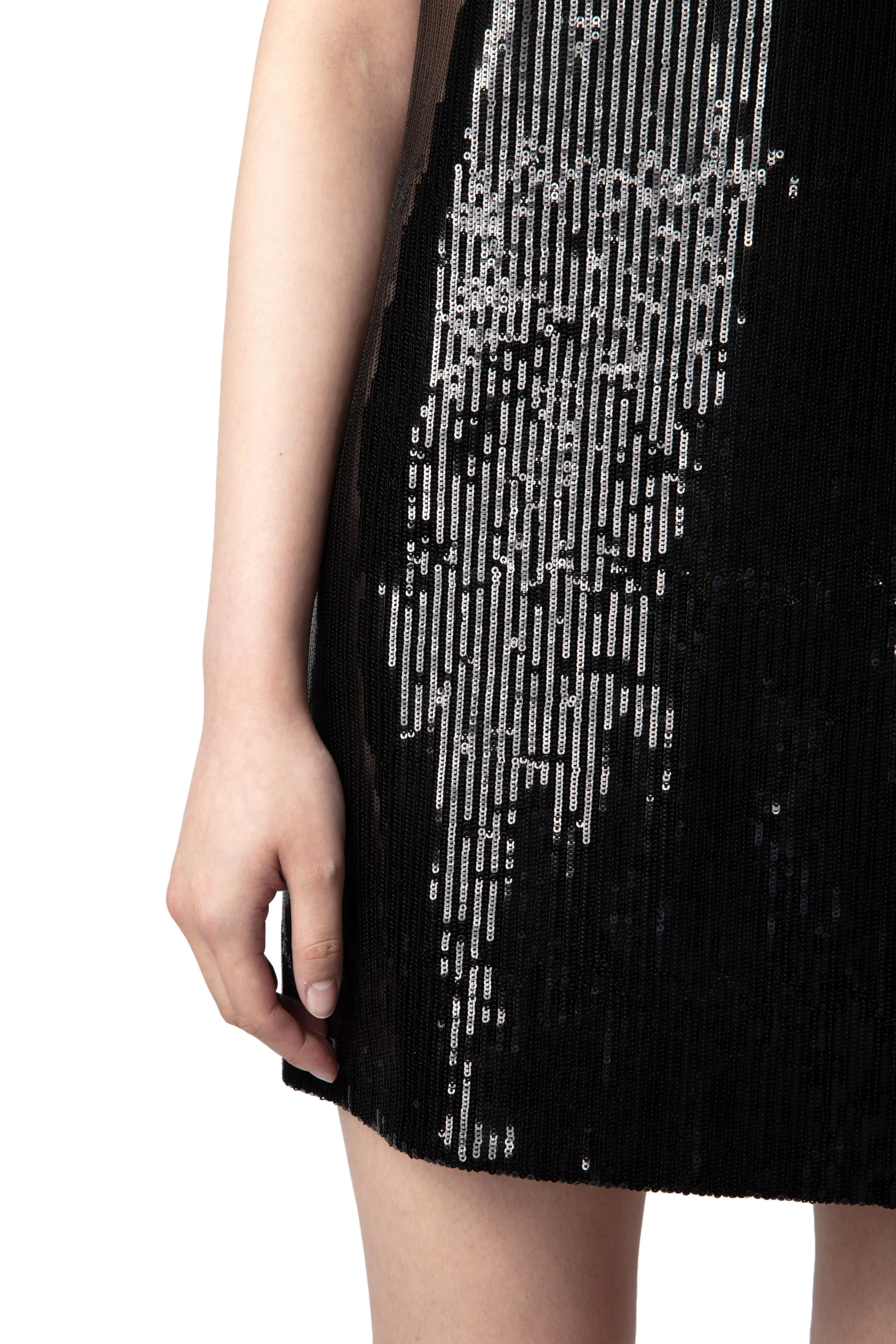 Rashu Sequins Dress | Black - Image 2