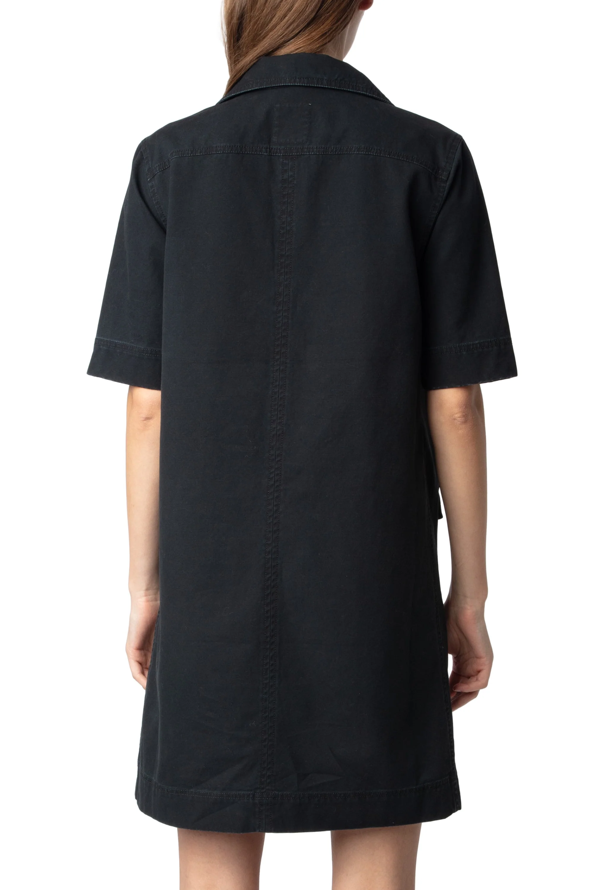 Record Coton Lave Dress | Black - Image 5