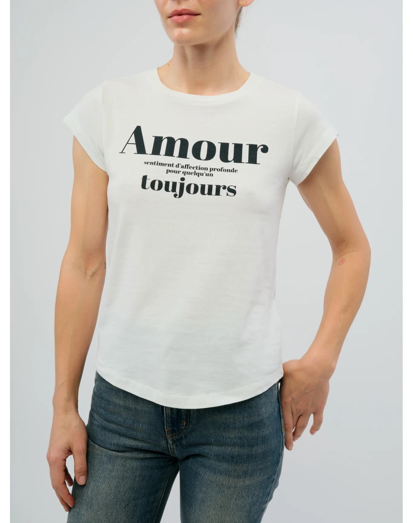 Skinny HC Amour Pour TJS T-Shirt | Judo - Image 2
