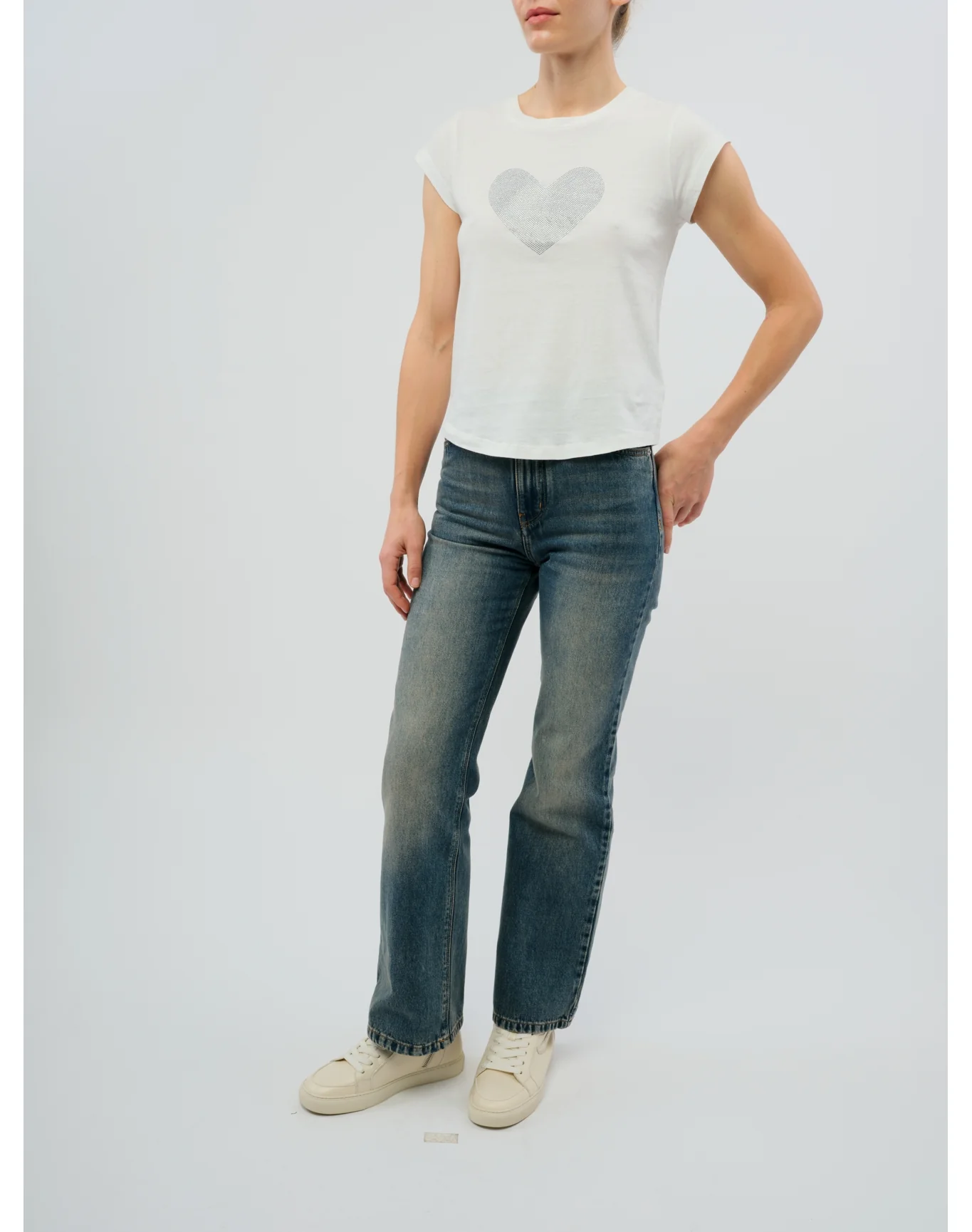 Skinny HC Heart Strass T-Shirt | Judo - Image 2