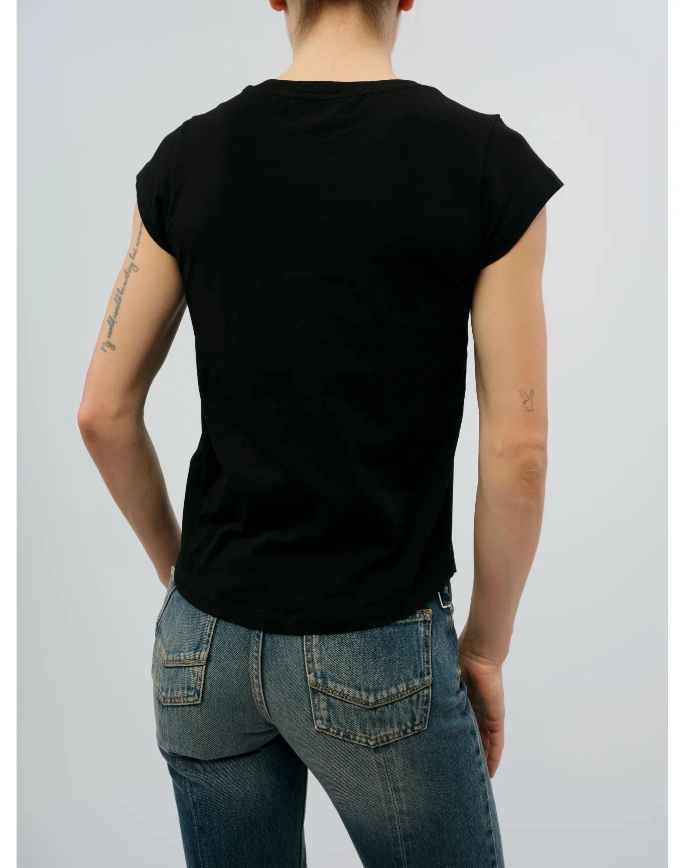 Skinny HC Z T-Shirt - I | Black - Image 4