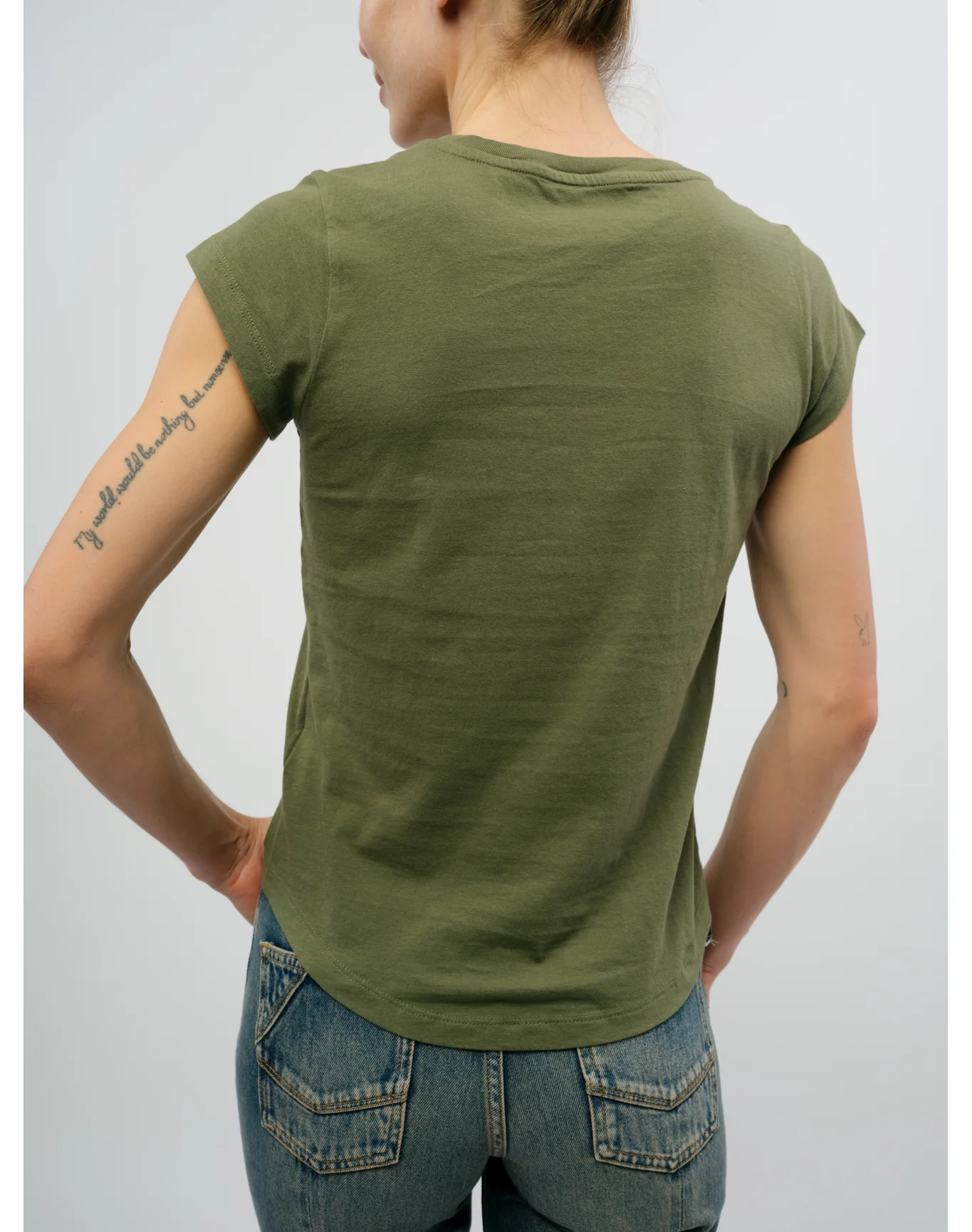 Skinny HC Z T-Shirt - I | Used Khaki - Image 5