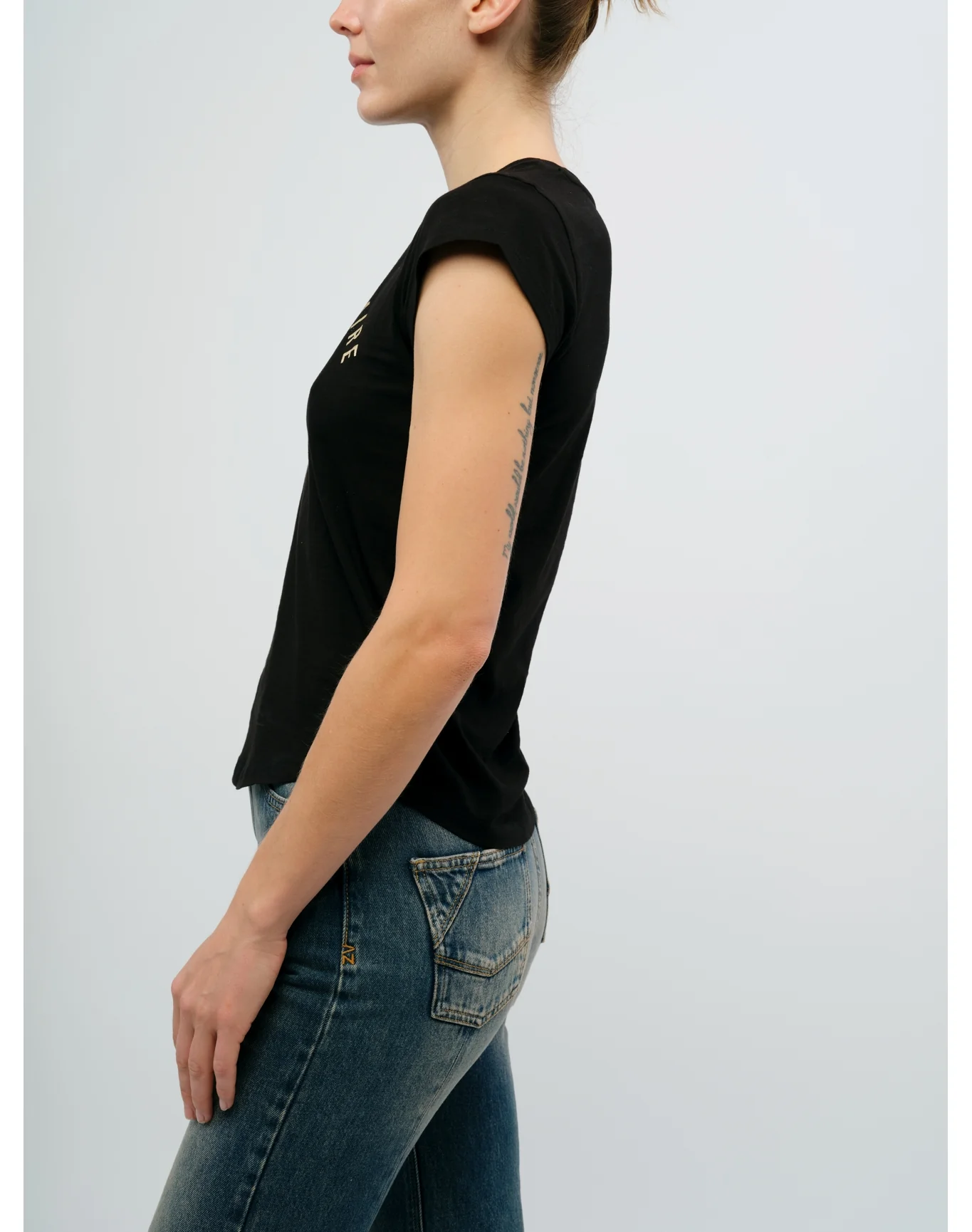 Skinny HC Z T-Shirt - II | Black - Image 4