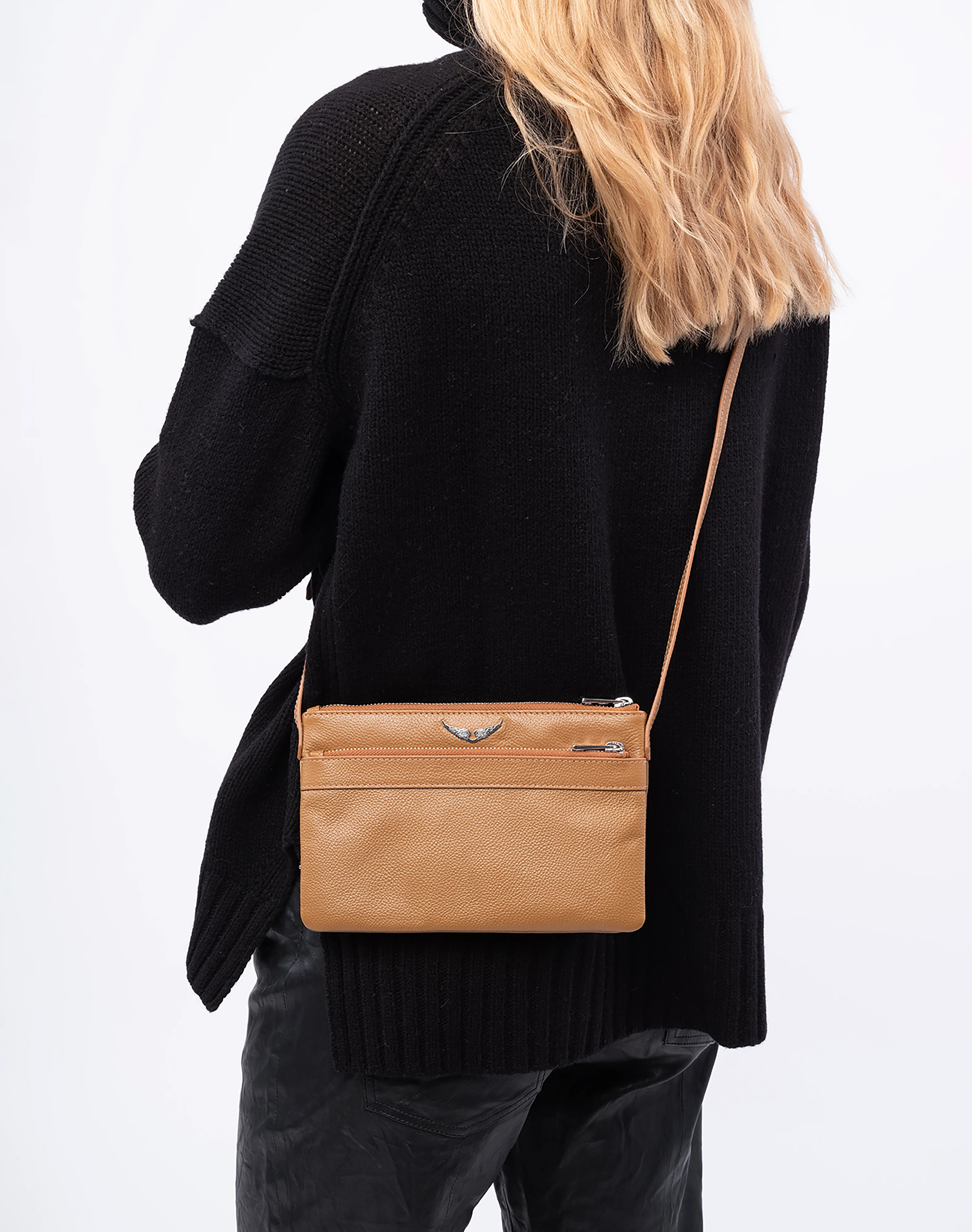 Stella Wings Grained Leather Bag | Heritage - Image 4