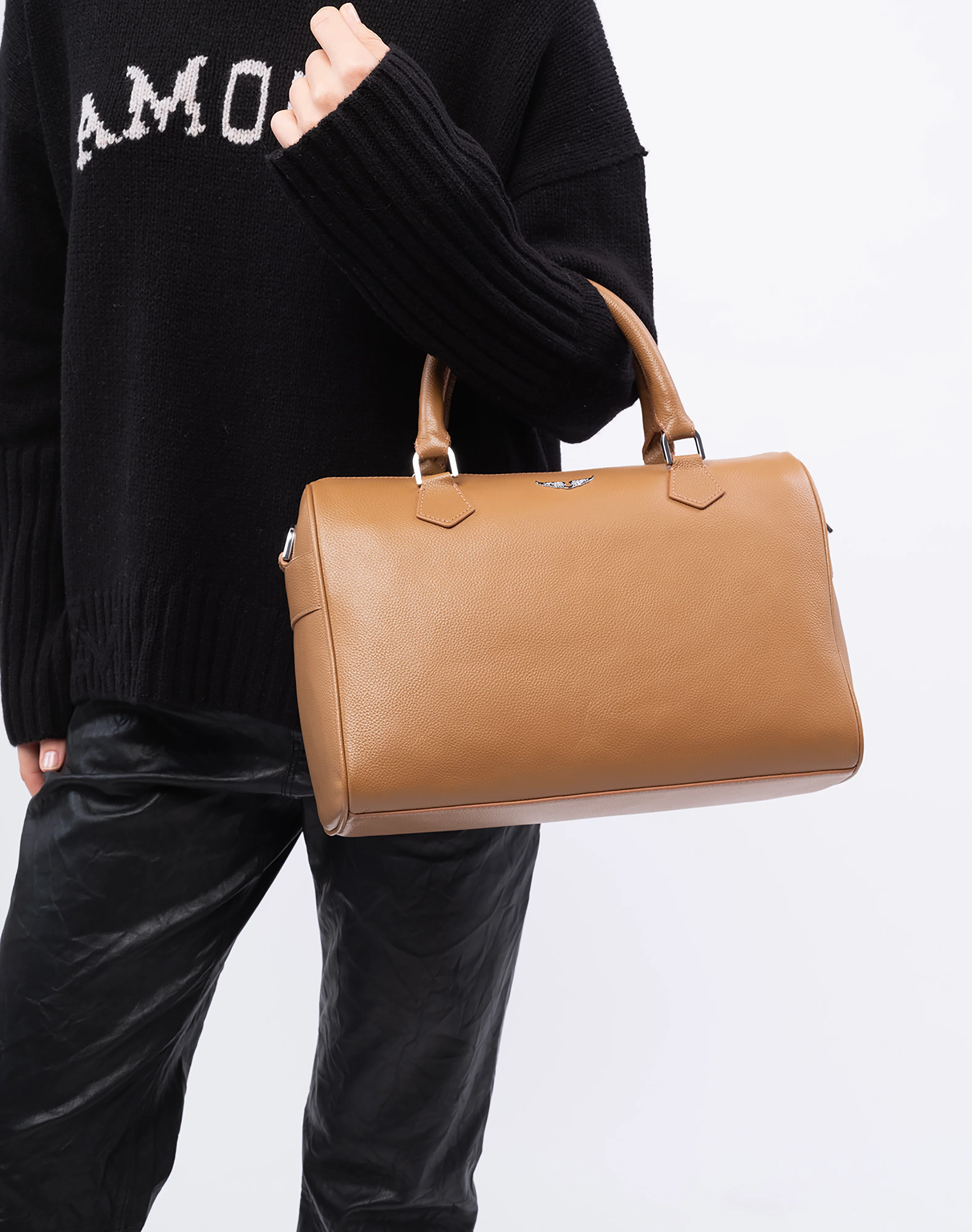 Sunny Medium Wings Grained Leather Bag | Heritage - Image 4