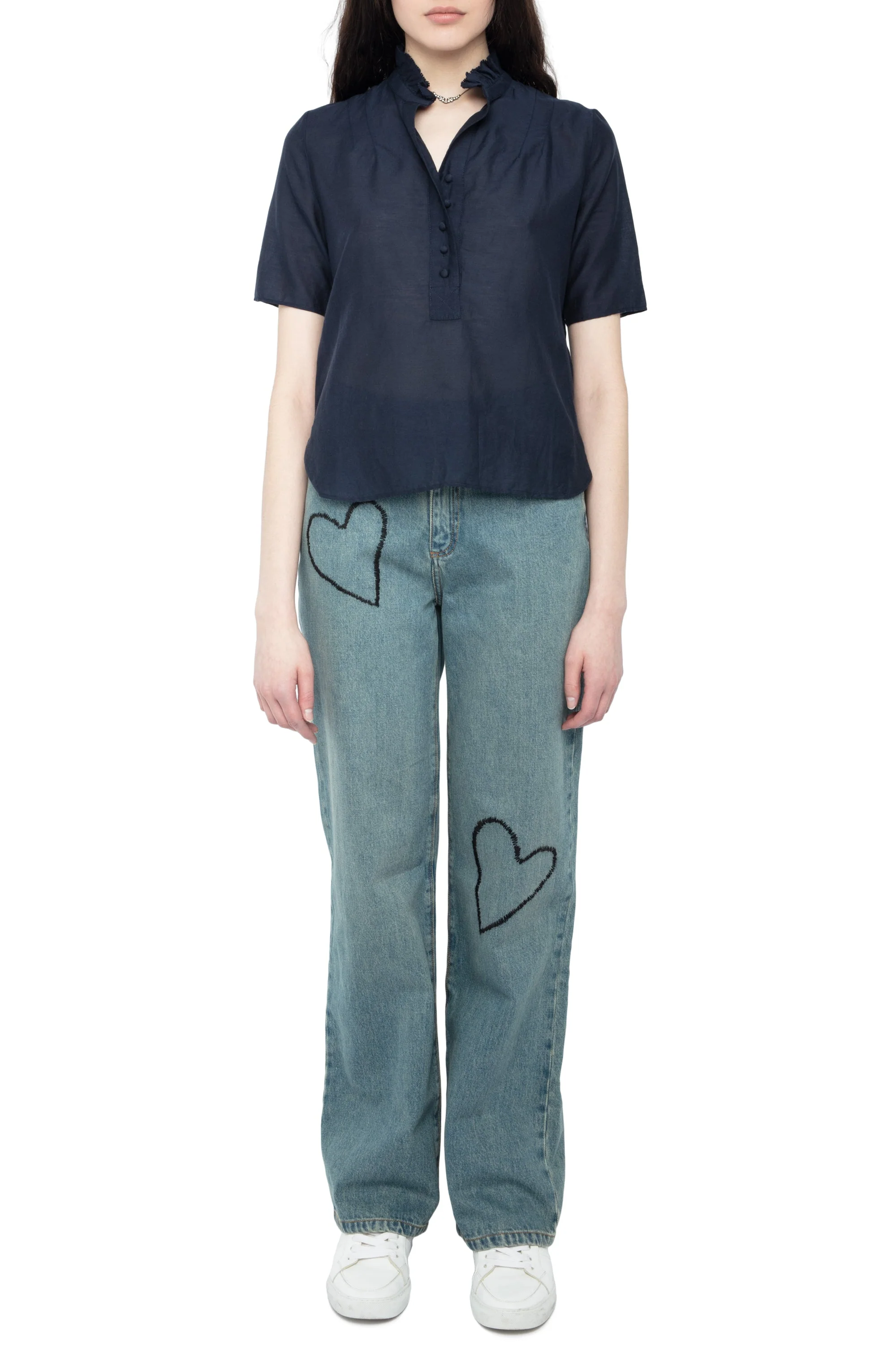 Topher Tomboy Top | Ink - Image 2
