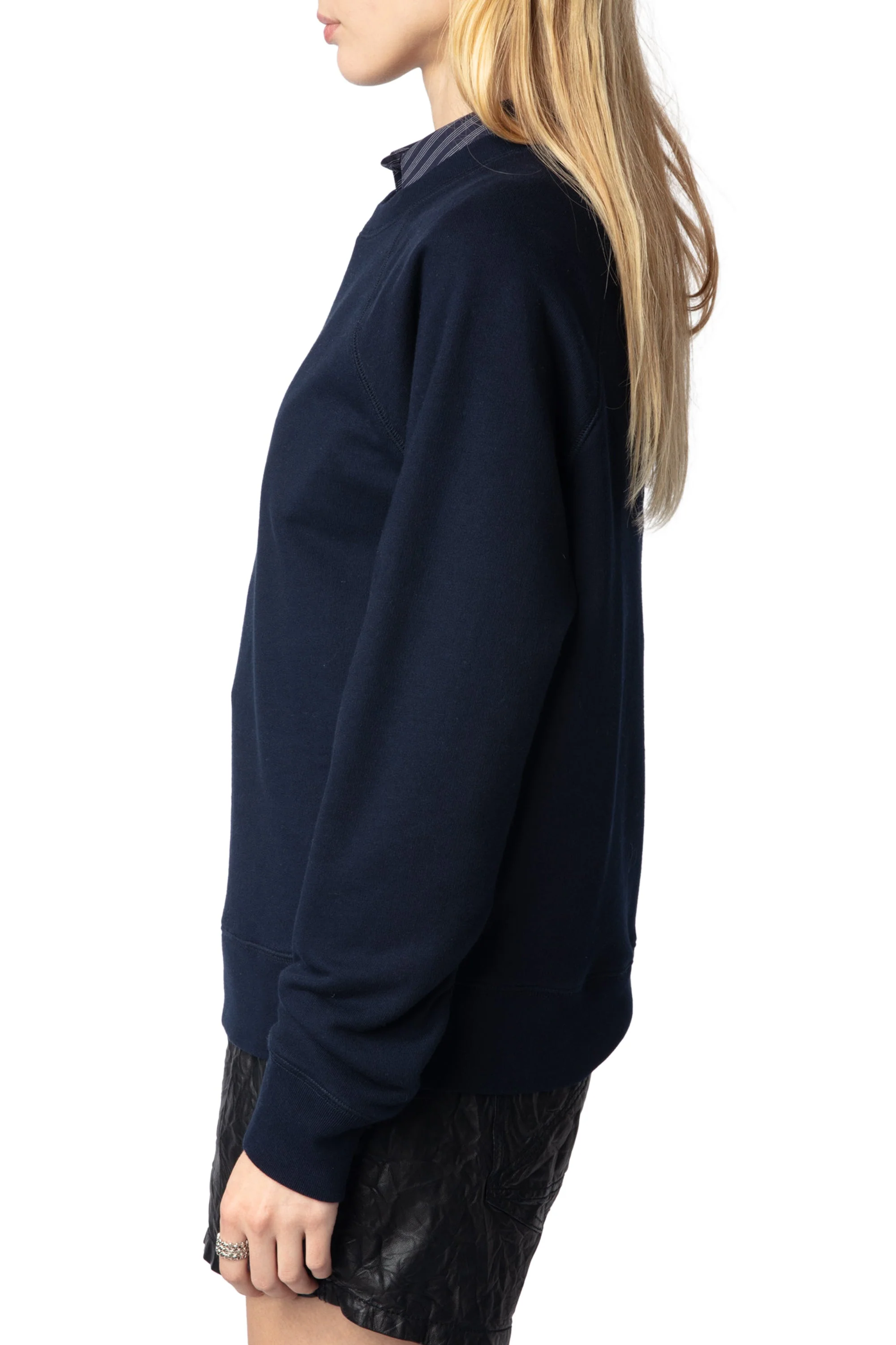 Upper Mo Fishnet Fallen Angel Sweatshirt | Ink - Image 3