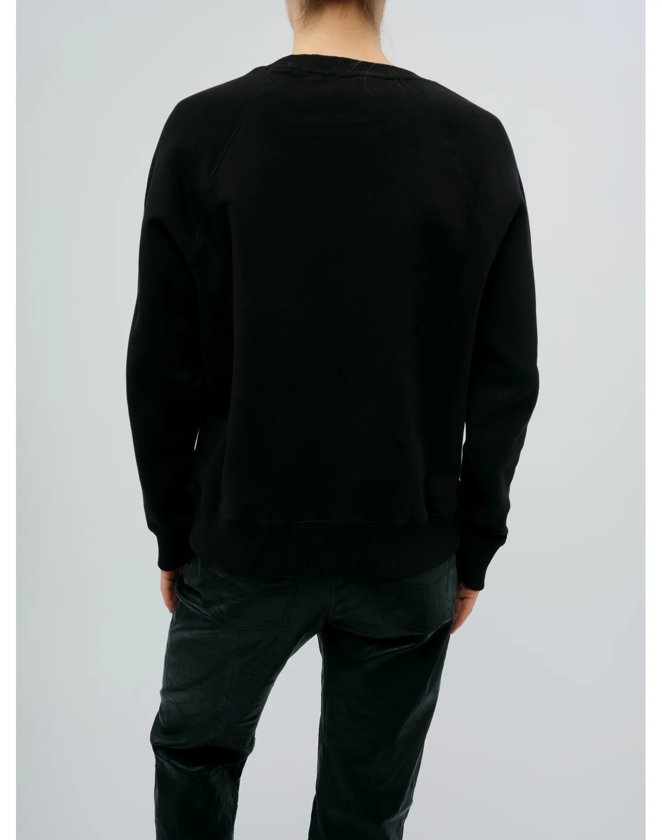 Upper Mo Heart Strass Sweatshirt | Black - Image 5