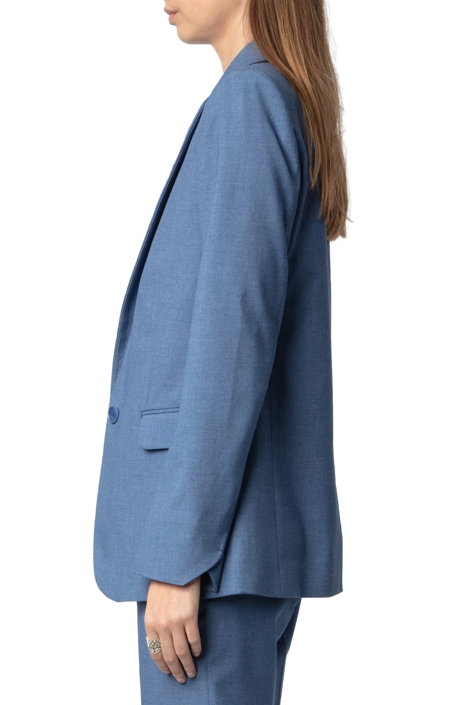 Valse Chine Strass Stars Blazer | Surf - Image 3