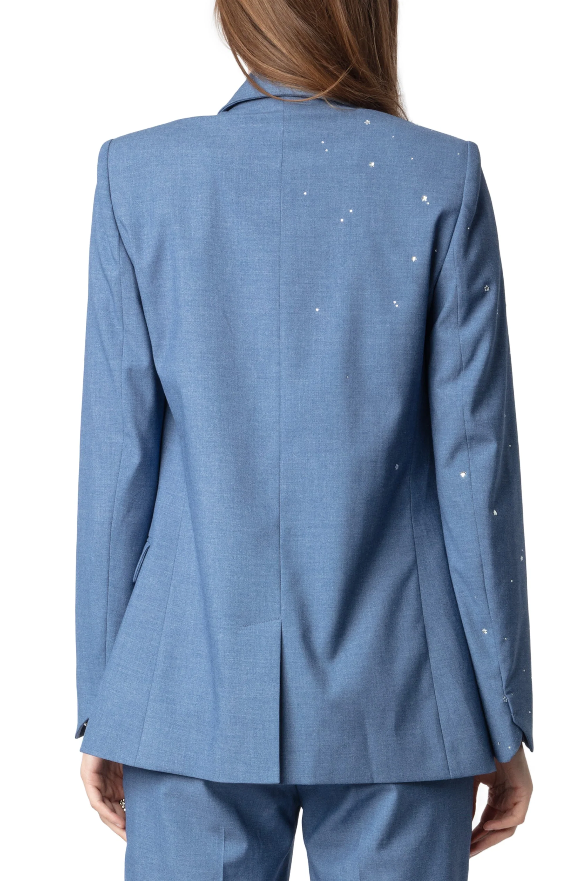 Valse Chine Strass Stars Blazer | Surf - Image 5