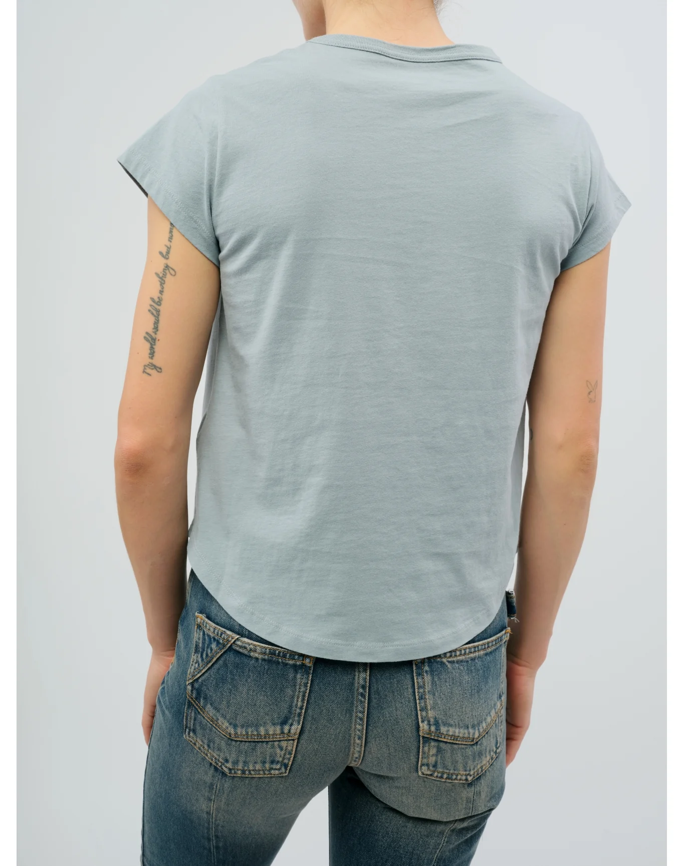 Woop HC Amour Declare Strass T-Shirt | Cloud - Image 5