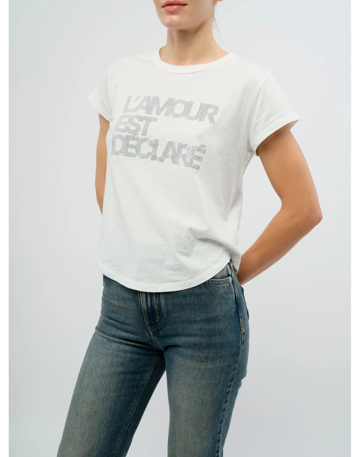 Woop HC Amour Declare Strass T-Shirt | Judo - Image 2