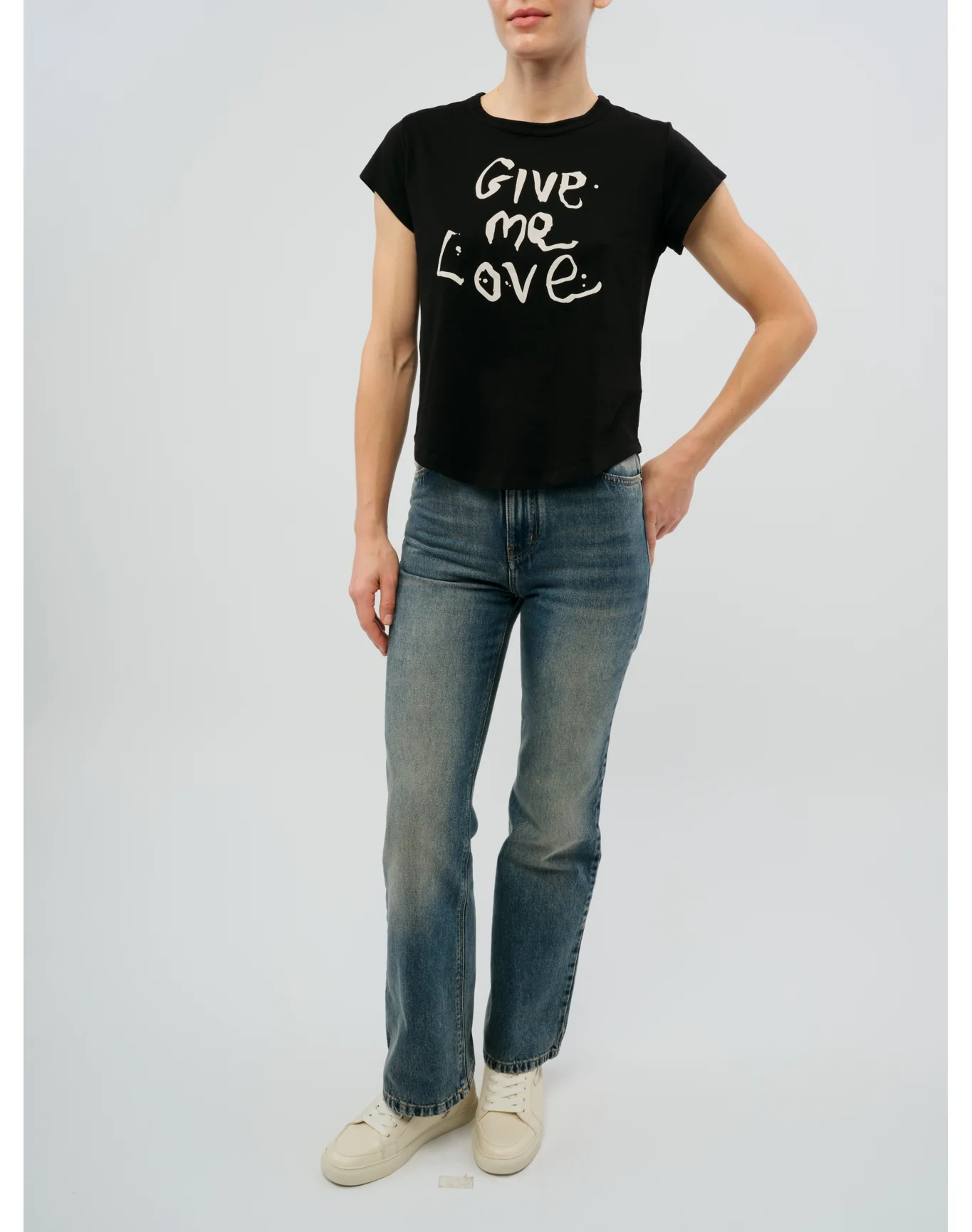 Woop HC Give Me Love T-Shirt | Black - Image 2