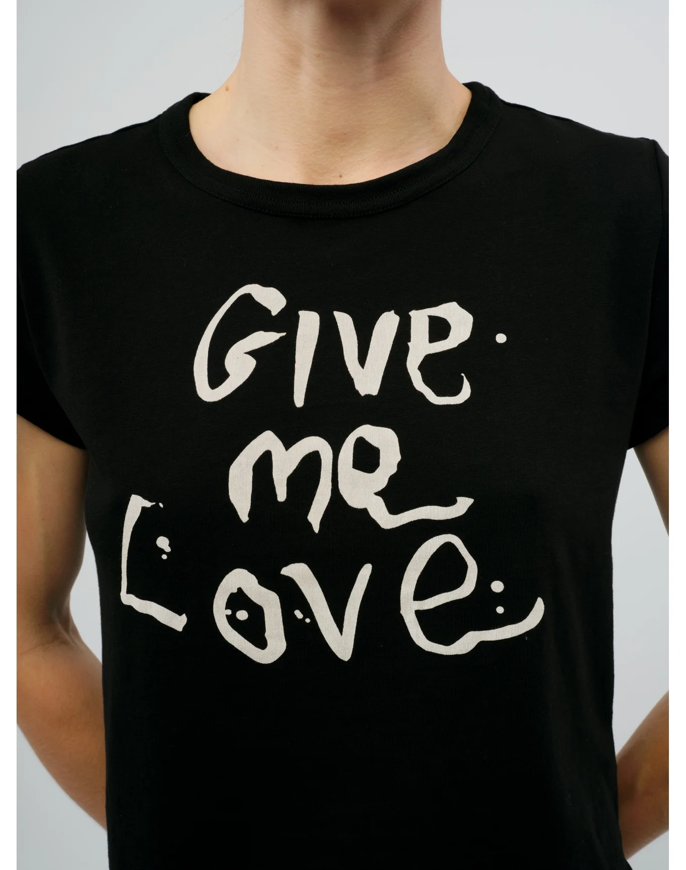Woop HC Give Me Love T-Shirt | Black - Image 3