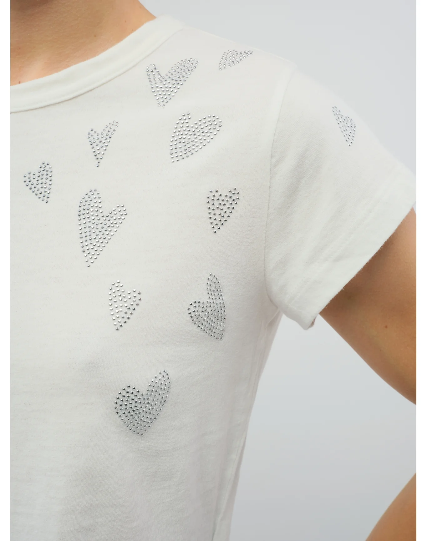 Woop HC Rain Strass Heart T-Shirt | Judo - Image 4