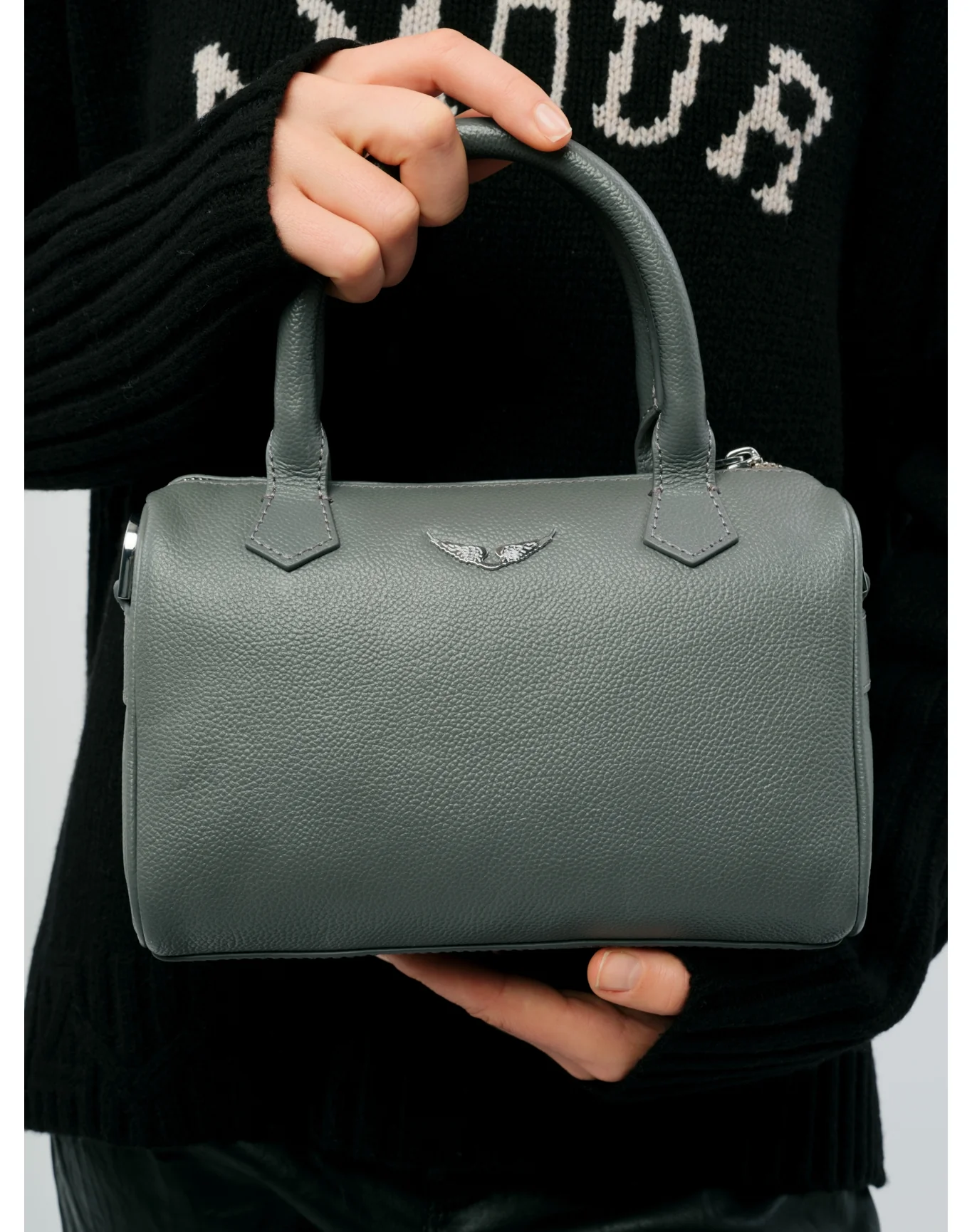 XS Sunny Wings Grained Leather Bag | Road - Image 4