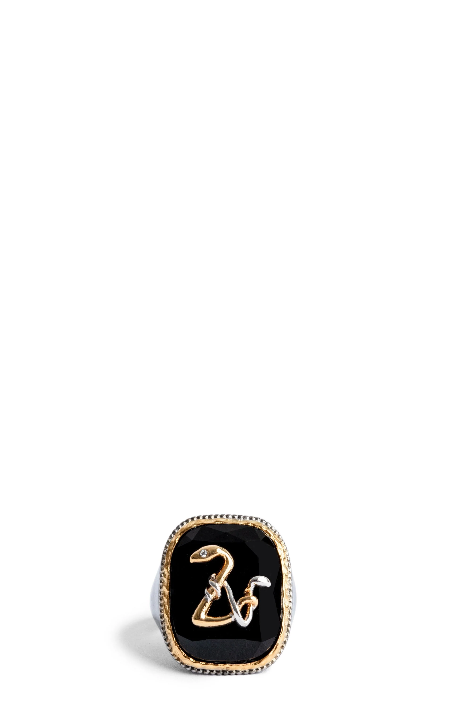 ZV Snake Signet Ring | Shiny Gun - Image 2