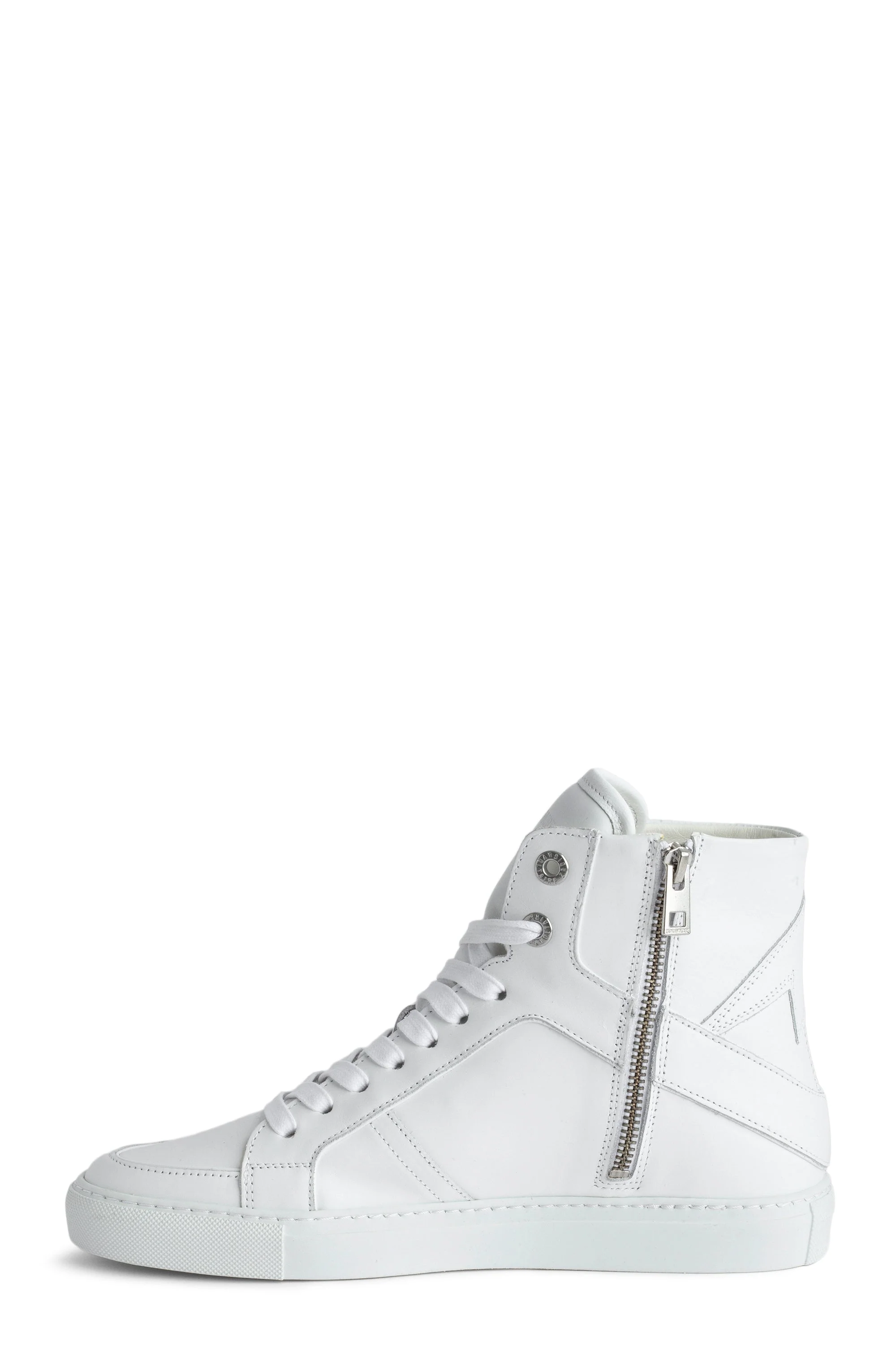 ZV1747 High Flash Smooth Calfs Sneakers - I | White - Image 2