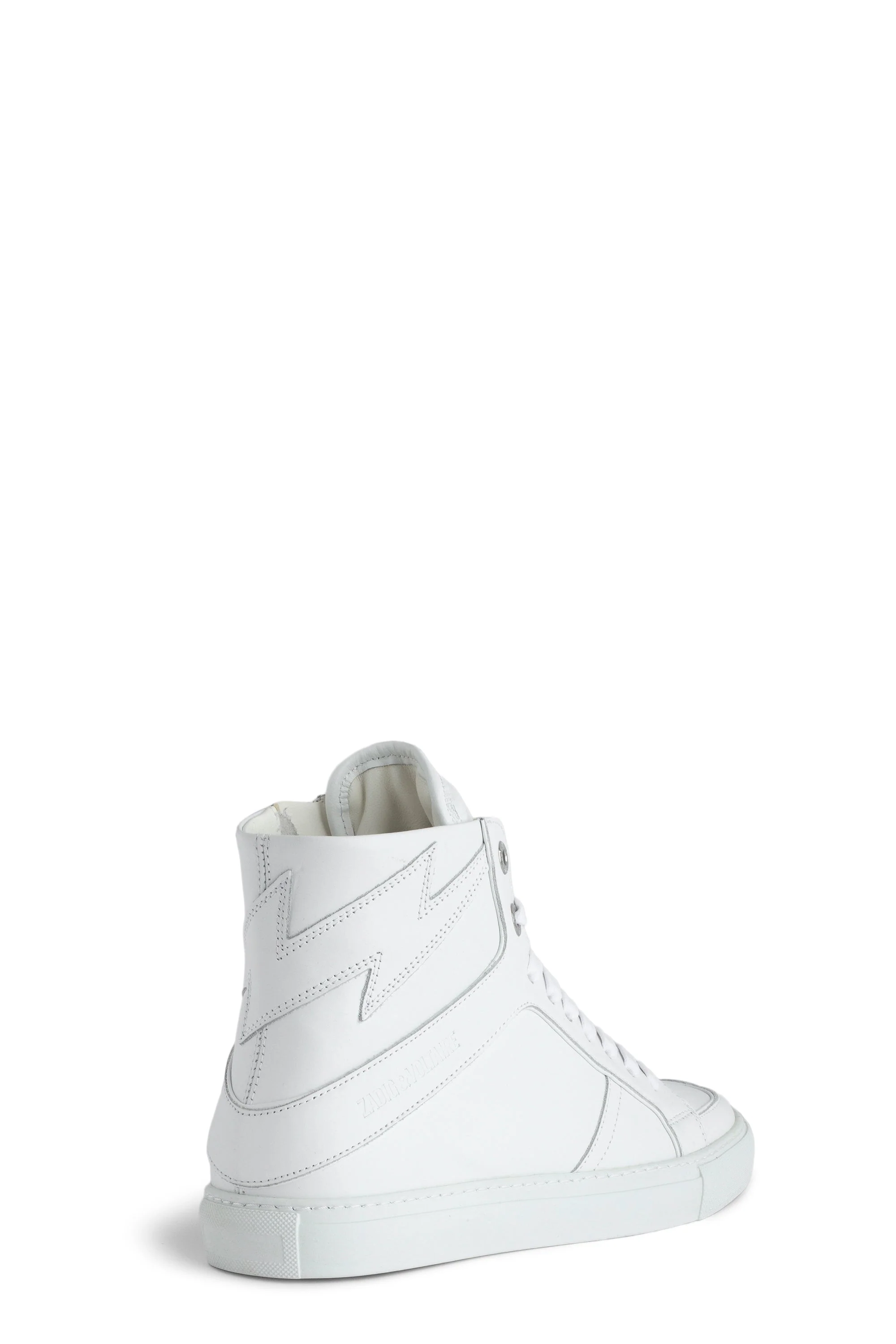 ZV1747 High Flash Smooth Calfs Sneakers - I | White - Image 6