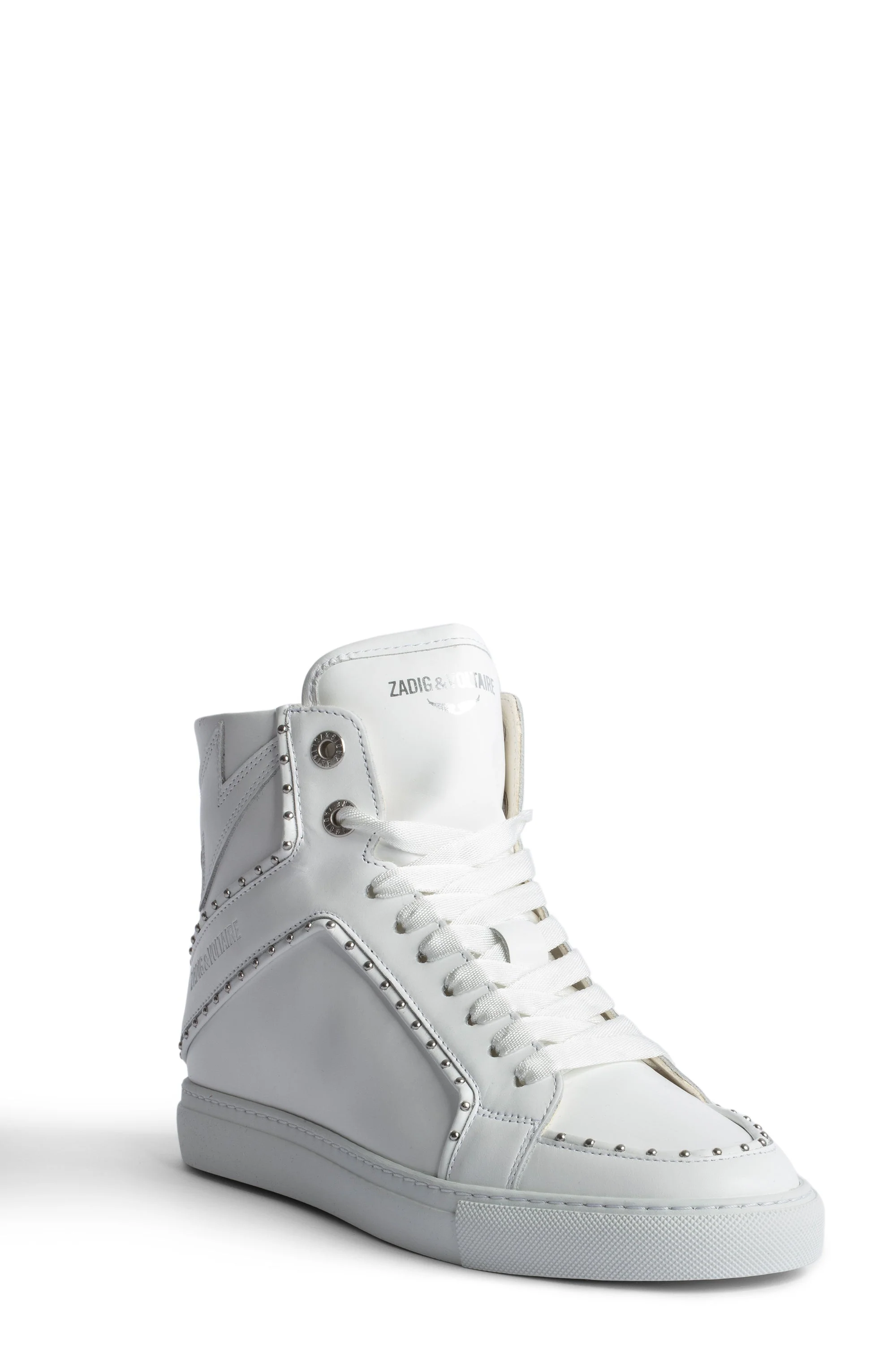 ZV1747 High Flash Smooth Calfs Sneakers - II | White - Image 2